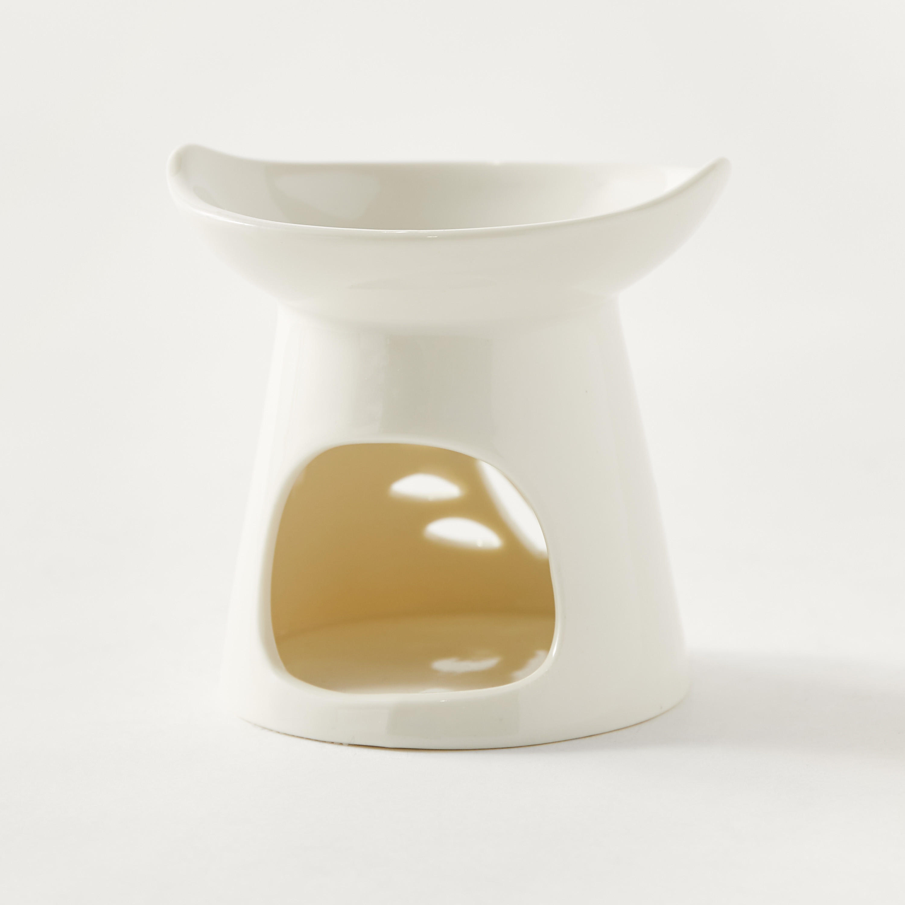 Essentials LEAF OIL BURNER - WHITE-household-homefragrance-burners-image-3
