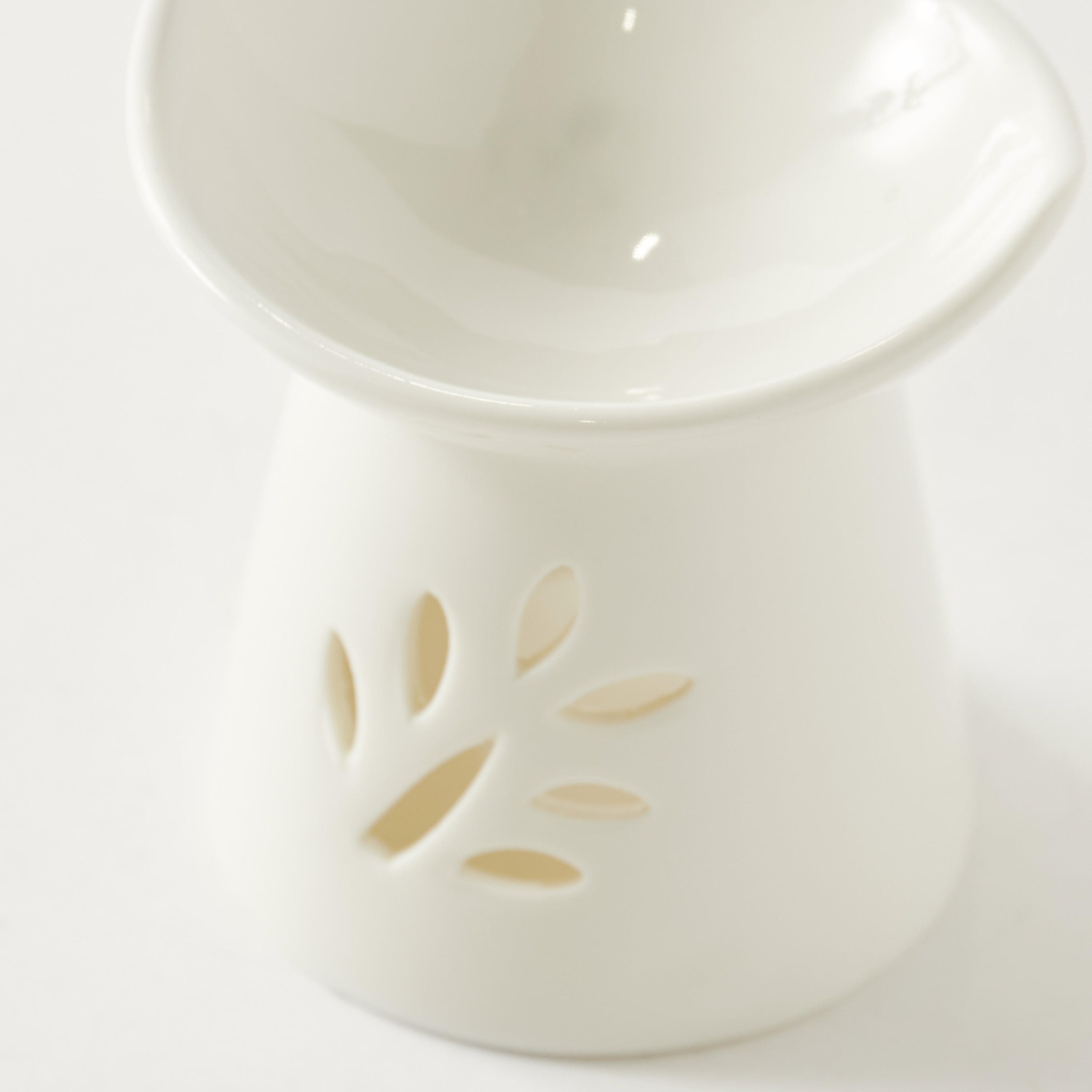 Essentials LEAF OIL BURNER - WHITE-household-homefragrance-burners-image-4