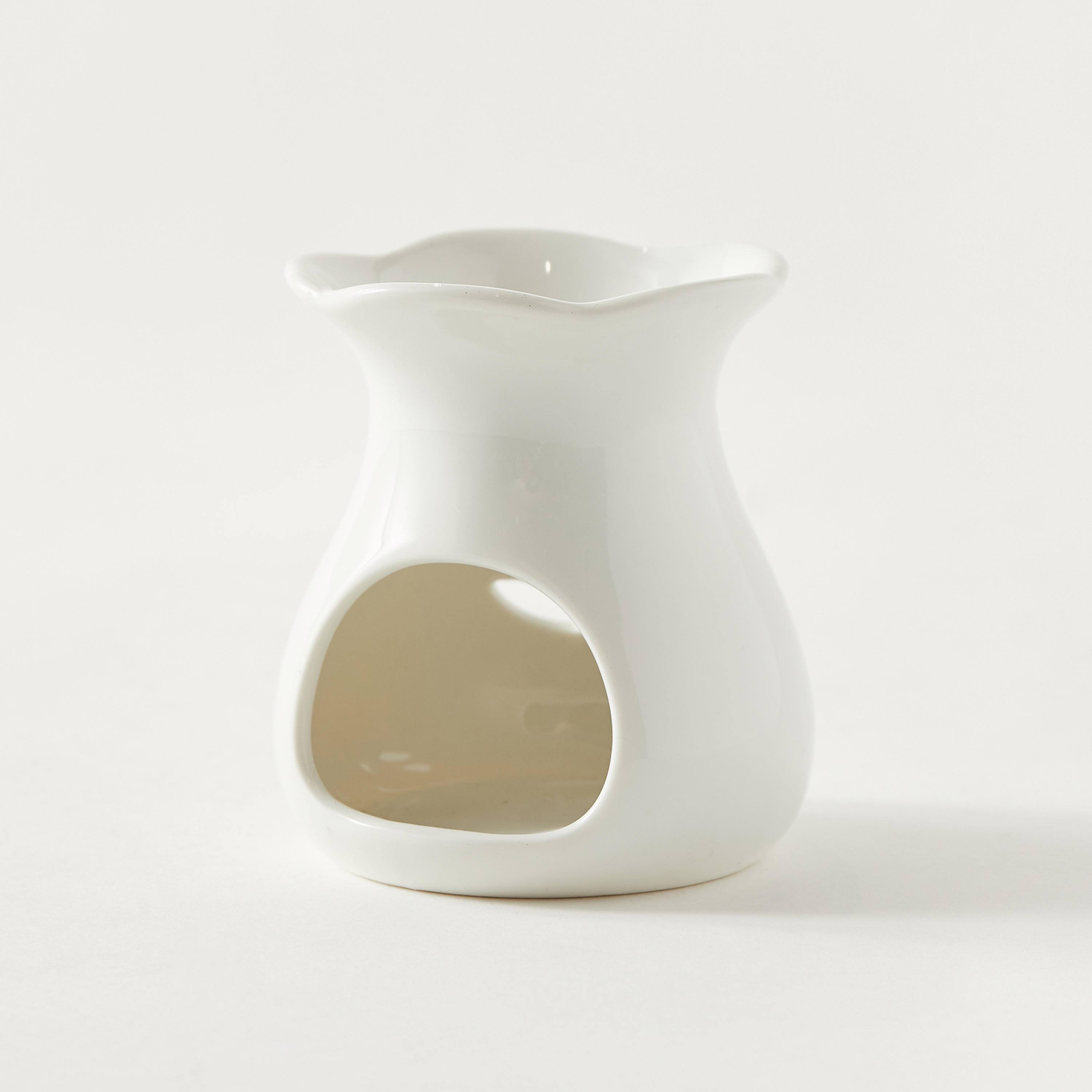 Essentials FLOWER VASE OIL BURNER - WHITE-household-homefragrance-burners-image-3