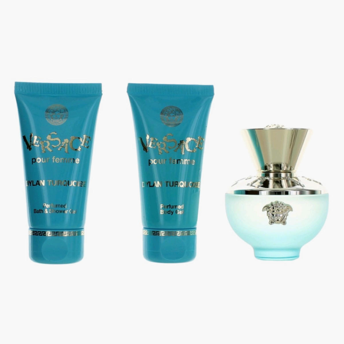 Versace Pour Femme Dylan Turquoise 3-Piece Eau de Toilette Set for Women - 50 ml-beautyandpersonalcare-giftsets-image-2
