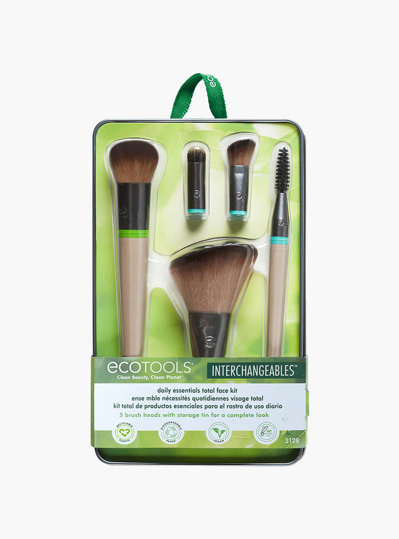 طقم فرش مكياج وجه قابل للتبديل ديلي إيسينشيالز من إيكوتولز-beautyandpersonalcare-makeup-brushesandaccessories-brushes-image-1