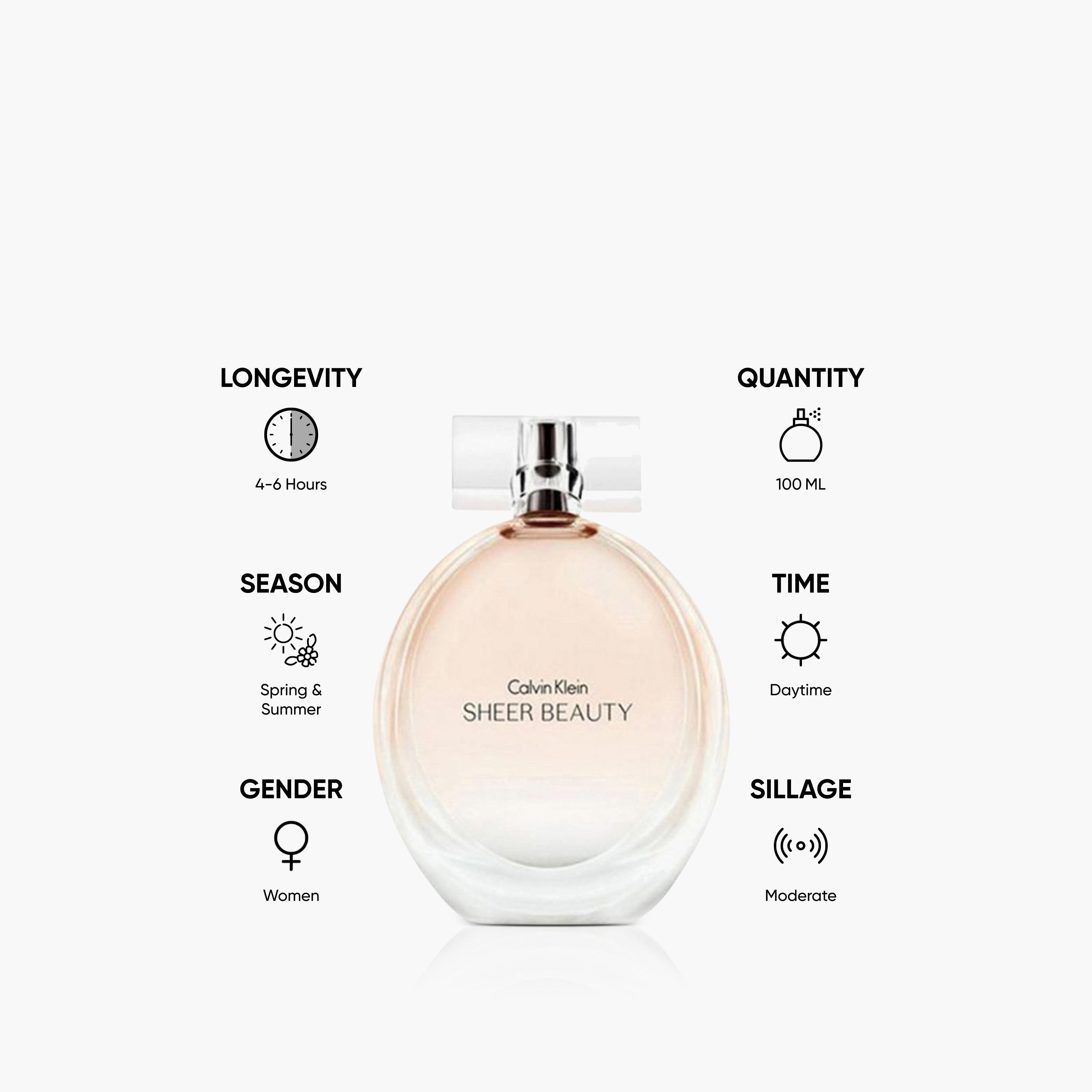 Calvin Klein Sheer Beauty Eau De Toilette for Women - 100 ml-beautyandpersonalcare-fragrance-women-image-5