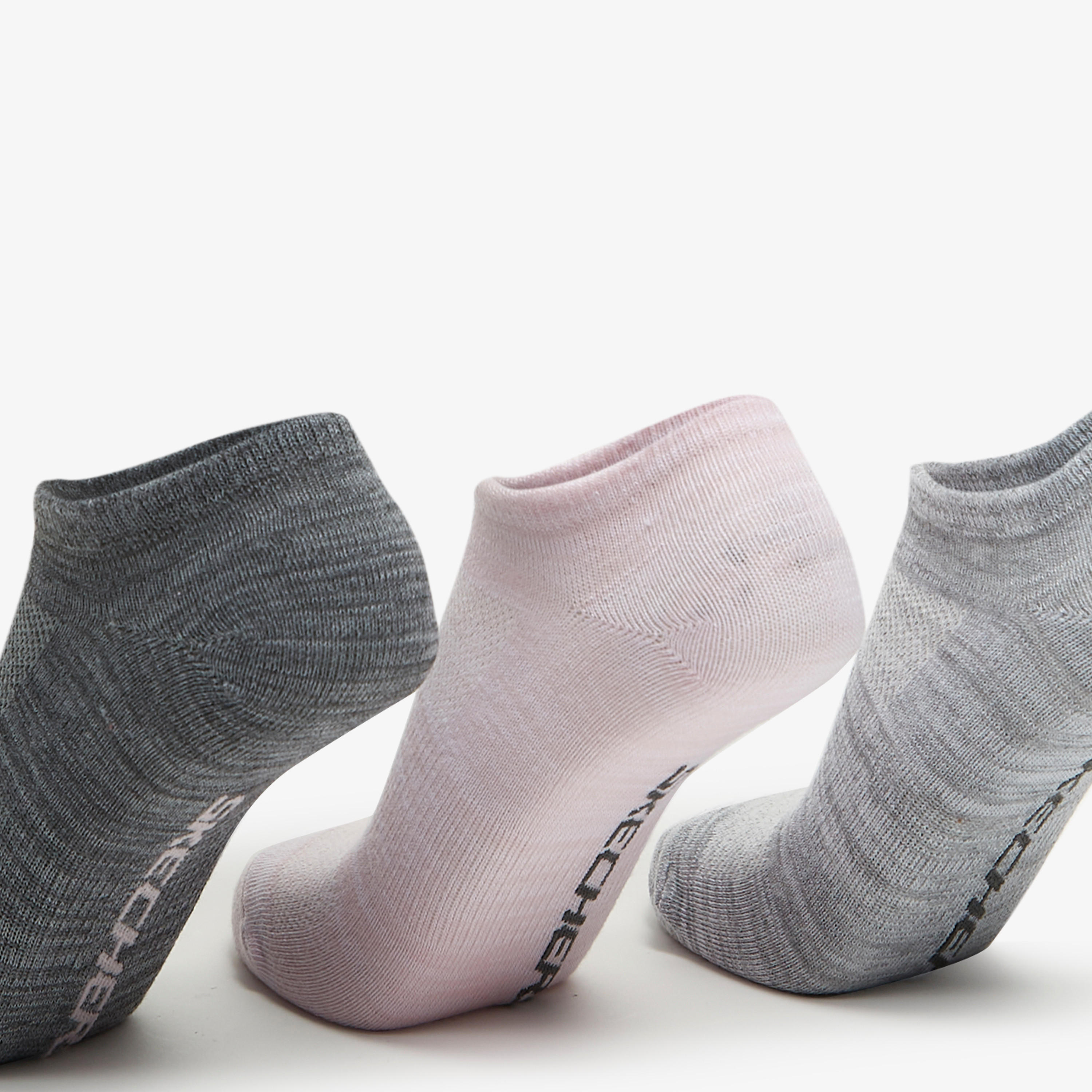 Skechers Women's Non Terry Super No Show Sports Socks Set - S115750-693-women-socksandstockings-image-4