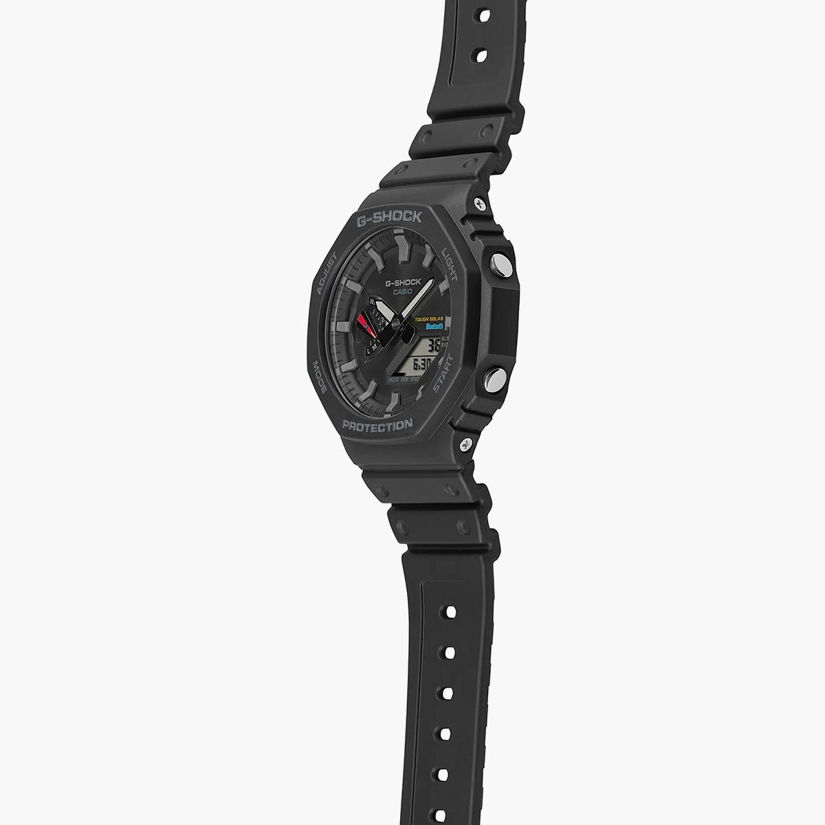 ساعة انالوج-رقمية من جي شوك للرجال بسوار راتنج مع لون اسود - GA-B2100-1ADR-men-watchesandjewellery-watches-image-2