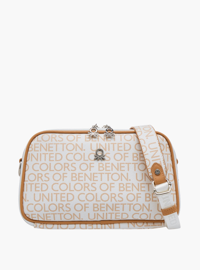 United Colors of Benetton Printed Crossbody Bag with Detachable Strap-women-bagsandwallets-handbags-image-1