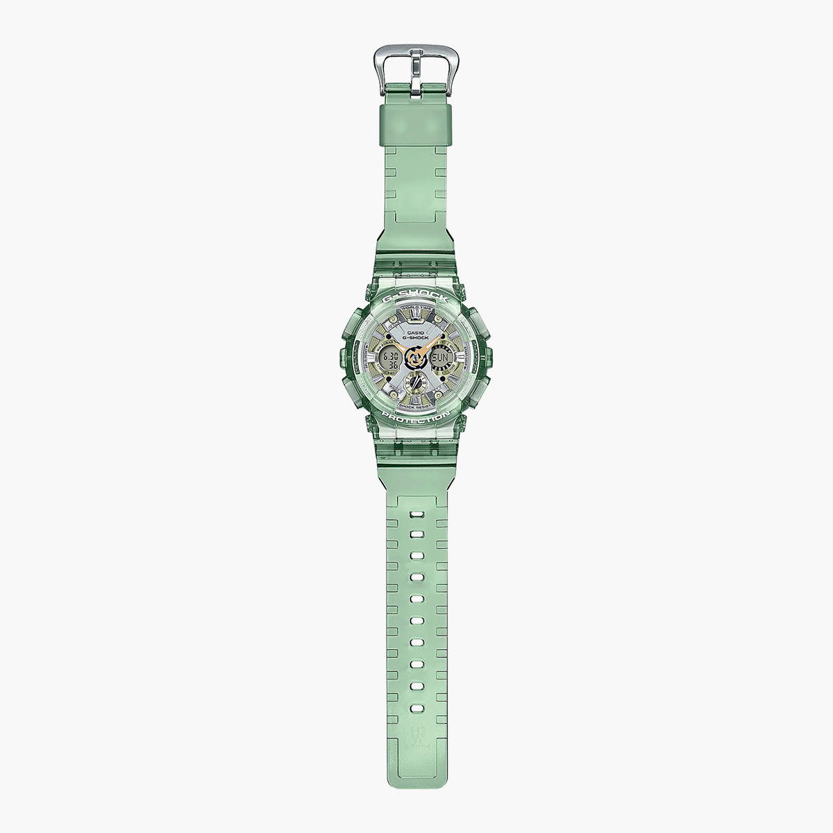 G-Shock Unisex Green Resin Strap Analog-Digital Watch - GMA-S120GS-3ADR-men-watchesandjewellery-watches-image-4