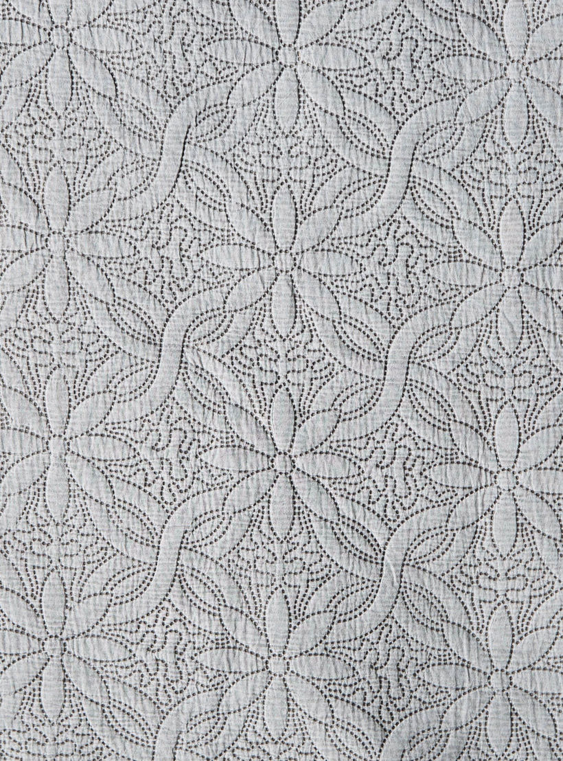 Floral Embroidered King Bedspread - 220x240 cms-household-bedding-comfortersandbedspreads-bedspreads-image-4