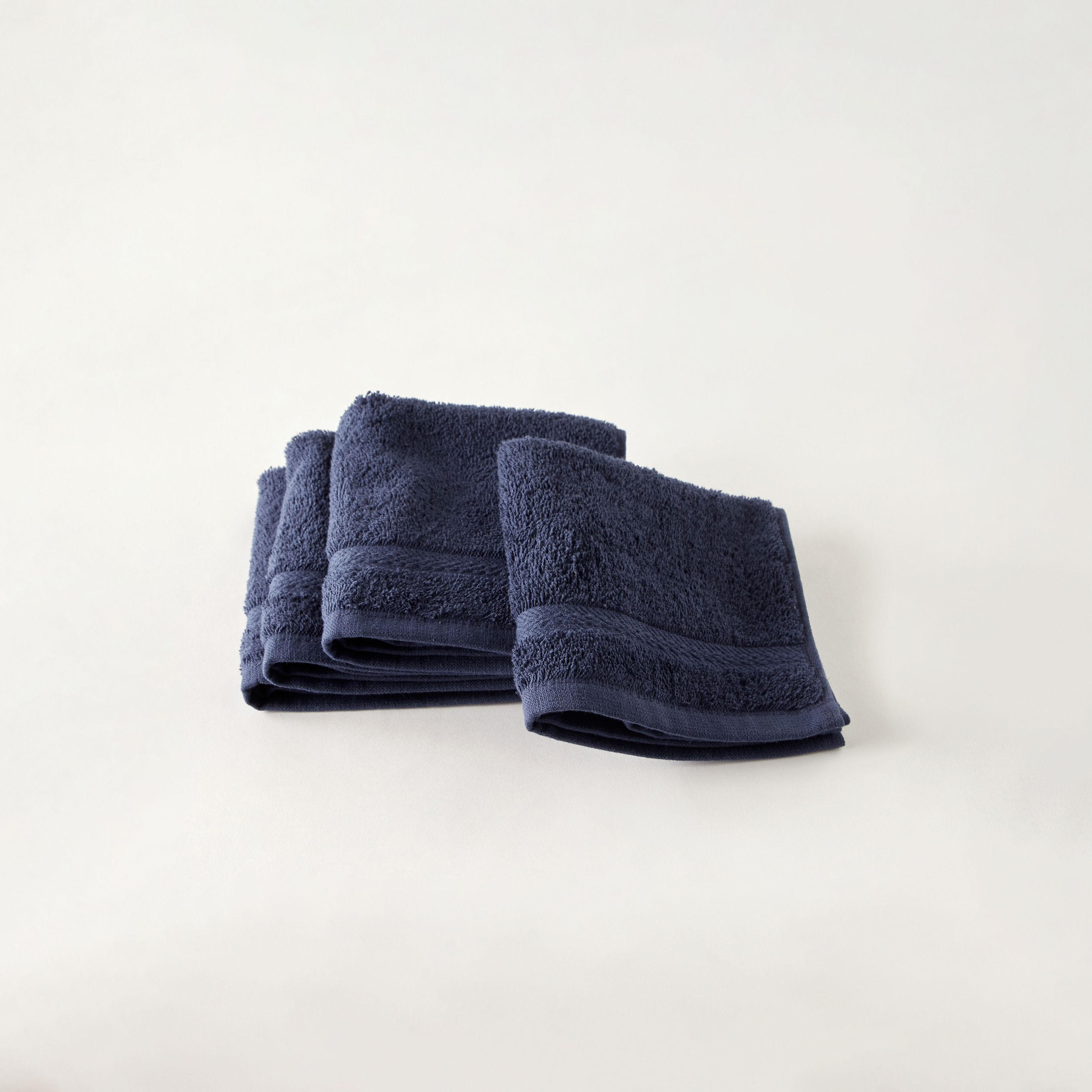 Textured 4-Piece Face Towel Set - 30x30 cms-household-bathandlaundry-bathlinen-towels-image-2