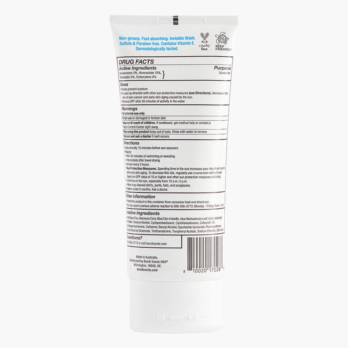 Bondi Sands SPF50+ Fragrance Free Sunscreen Lotion - 150 ml-beautyandpersonalcare-kbeauty-skin-suncare-facesunscreen-image-2