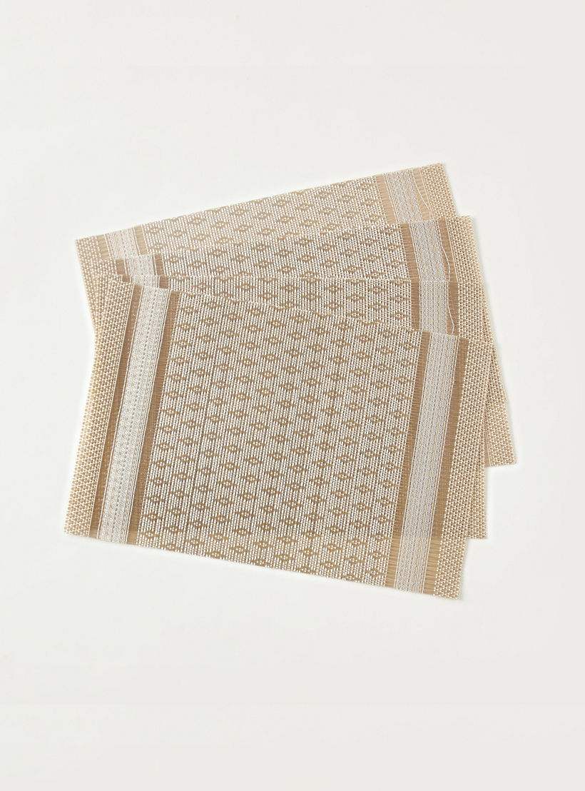 Jain 4-Piece Placemat Set - 30x45 cms-household-dining-tablelinen-placemats-image-1