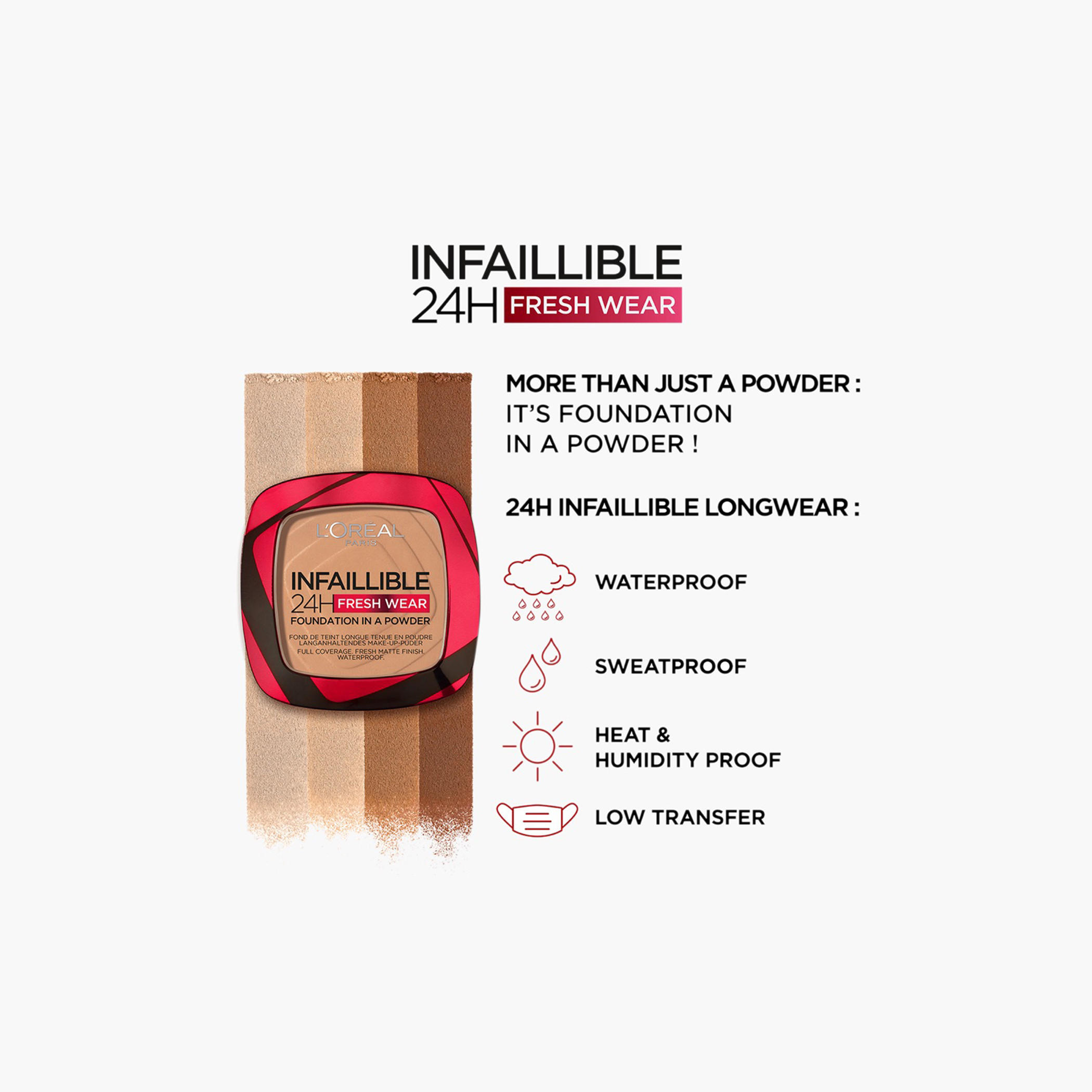 L'Oreal Paris Infaillible 24 H Fresh Wear Foundation in a Powder-beautyandpersonalcare-makeup-face-facepowders-image-5