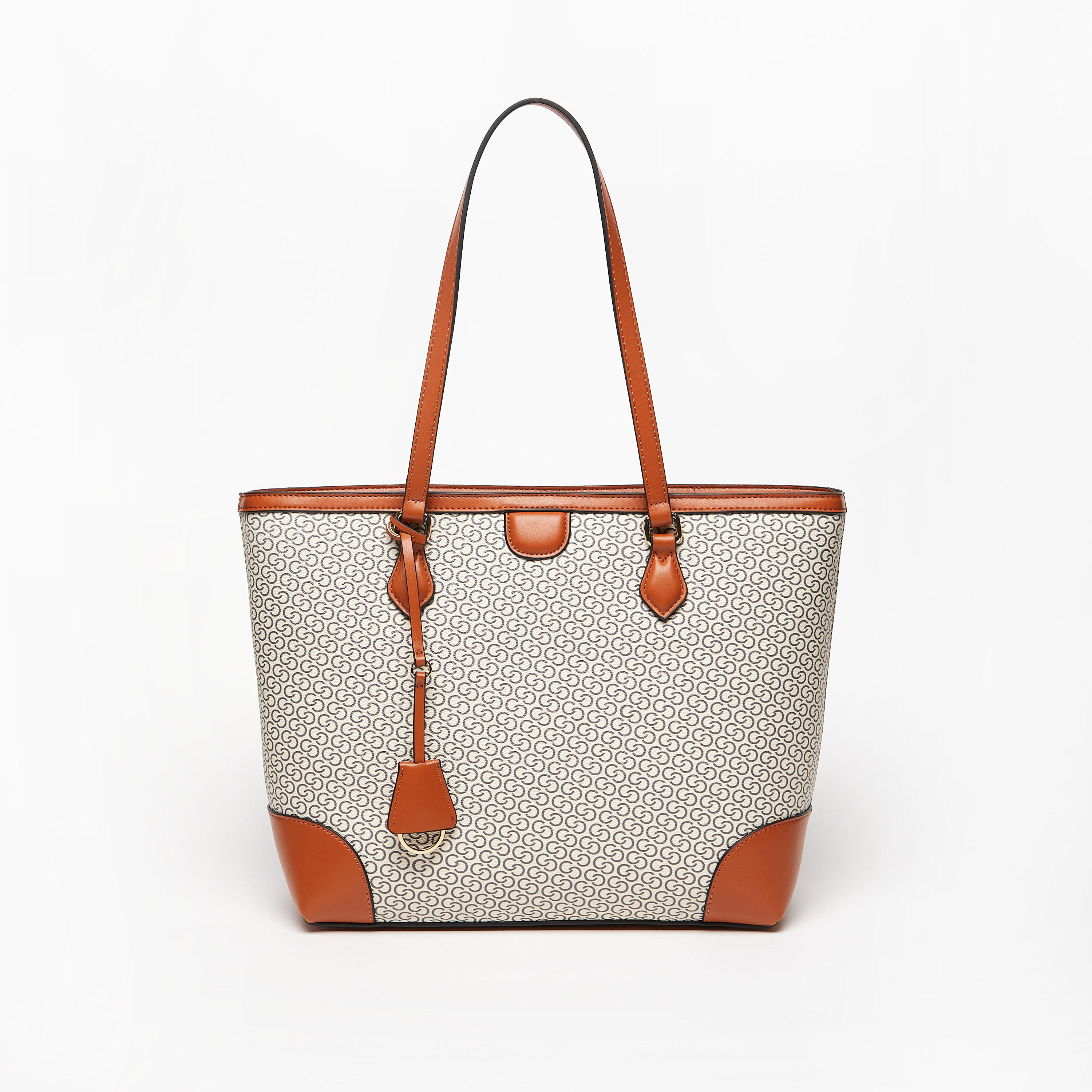 Celeste All Over Monogram Print Tote Bag with Double Handles-women-bagsandwallets-handbags-image-2