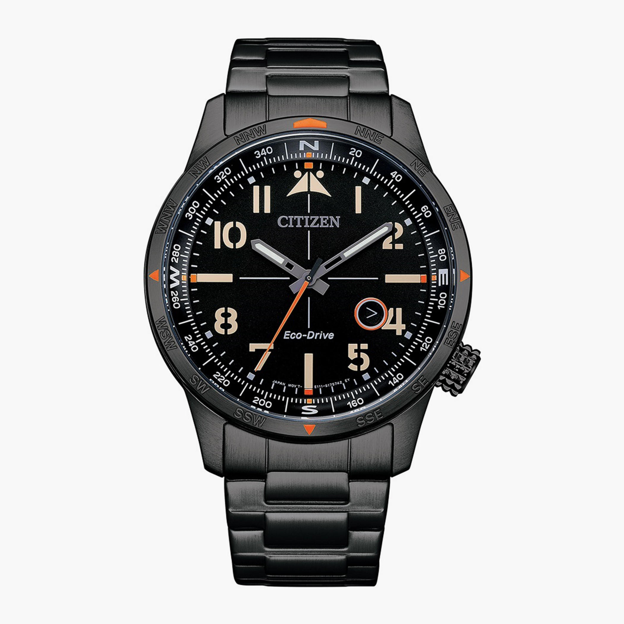 Citizen Men Black Stainless Steel Strap Analog Watch - BM7555-83E | 43 MM-men-watchesandjewellery-watches-image-1