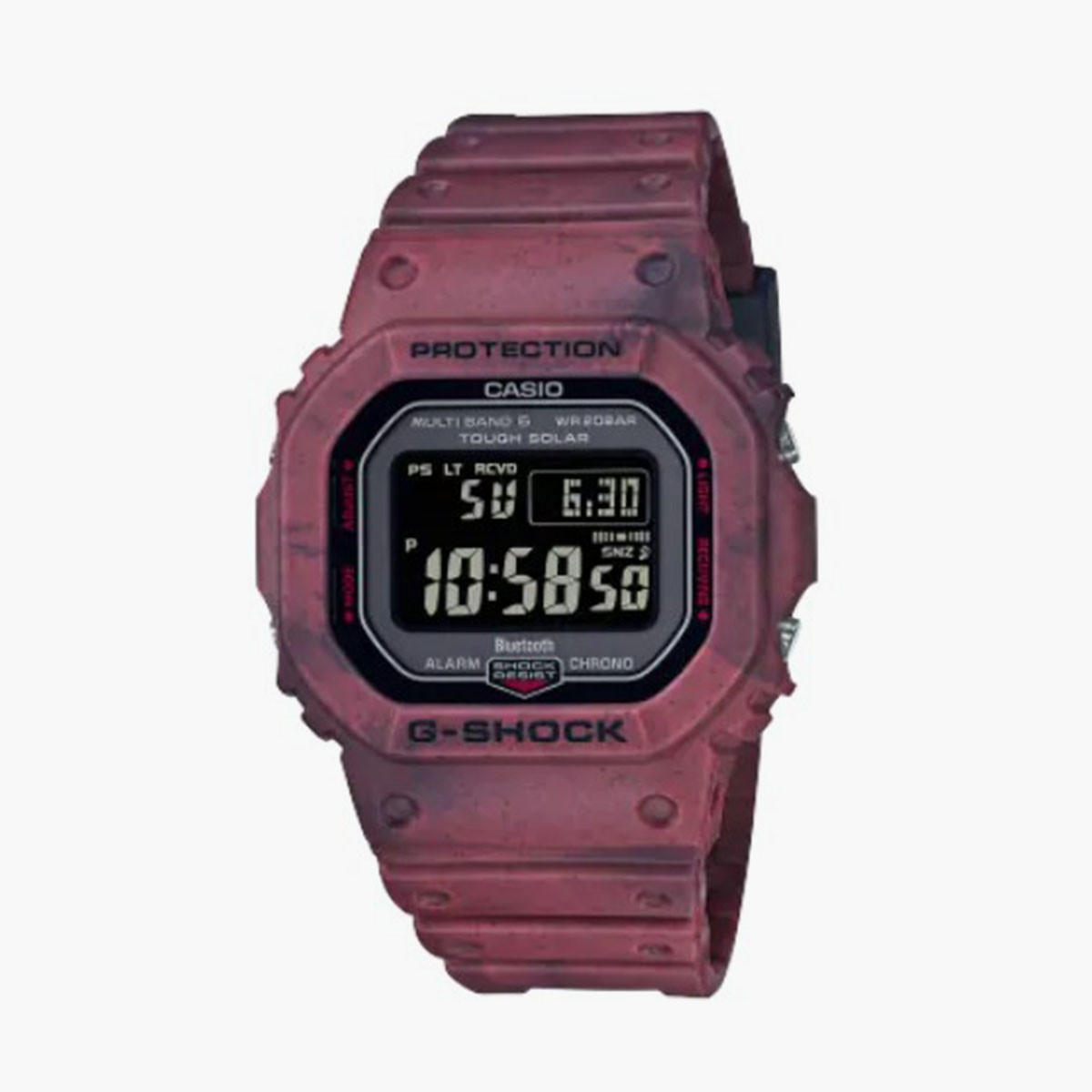 G-shock Men Red Strap Digital Watch - GW-B5600SL-4DR-men-watchesandjewellery-watches-image-1