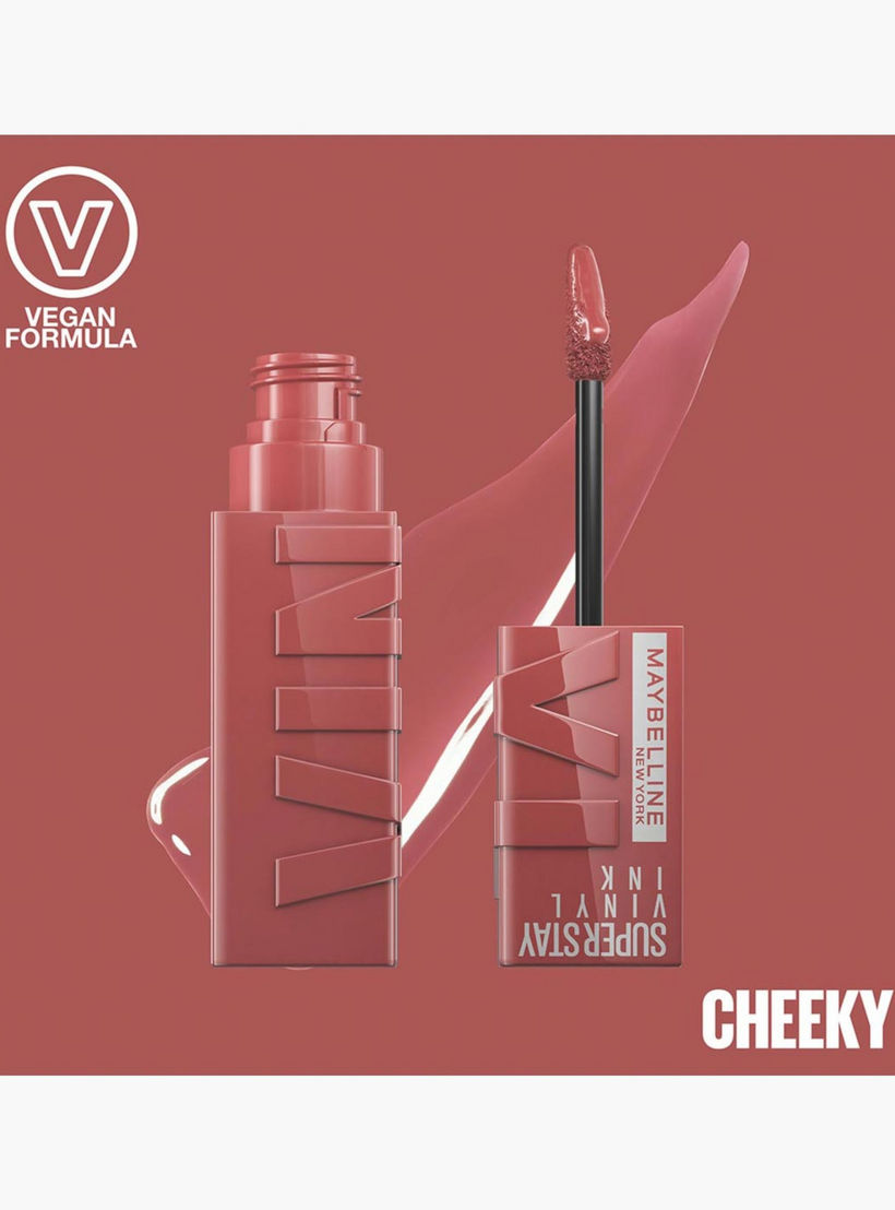 أحمر شفاه سوبر ستاي فينيل إنك جلوس من مايبيلين نيويورك-beautyandpersonalcare-makeup-lips-liquidlipsticks-image-2