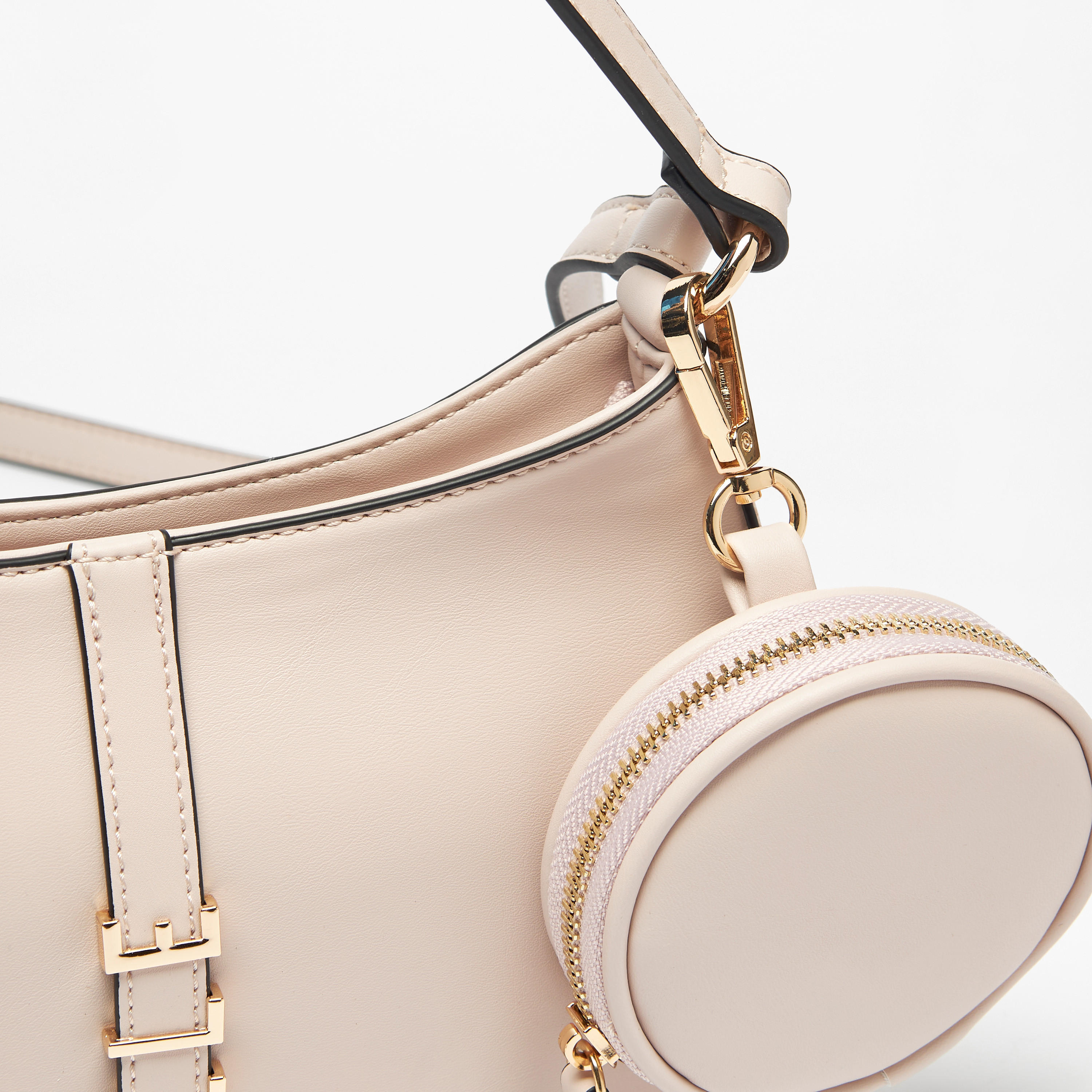 شنطة كتف سادة بحزام قابل للتعديل مع شنطة صغيرة من إيل-women-bagsandwallets-handbags-image-4