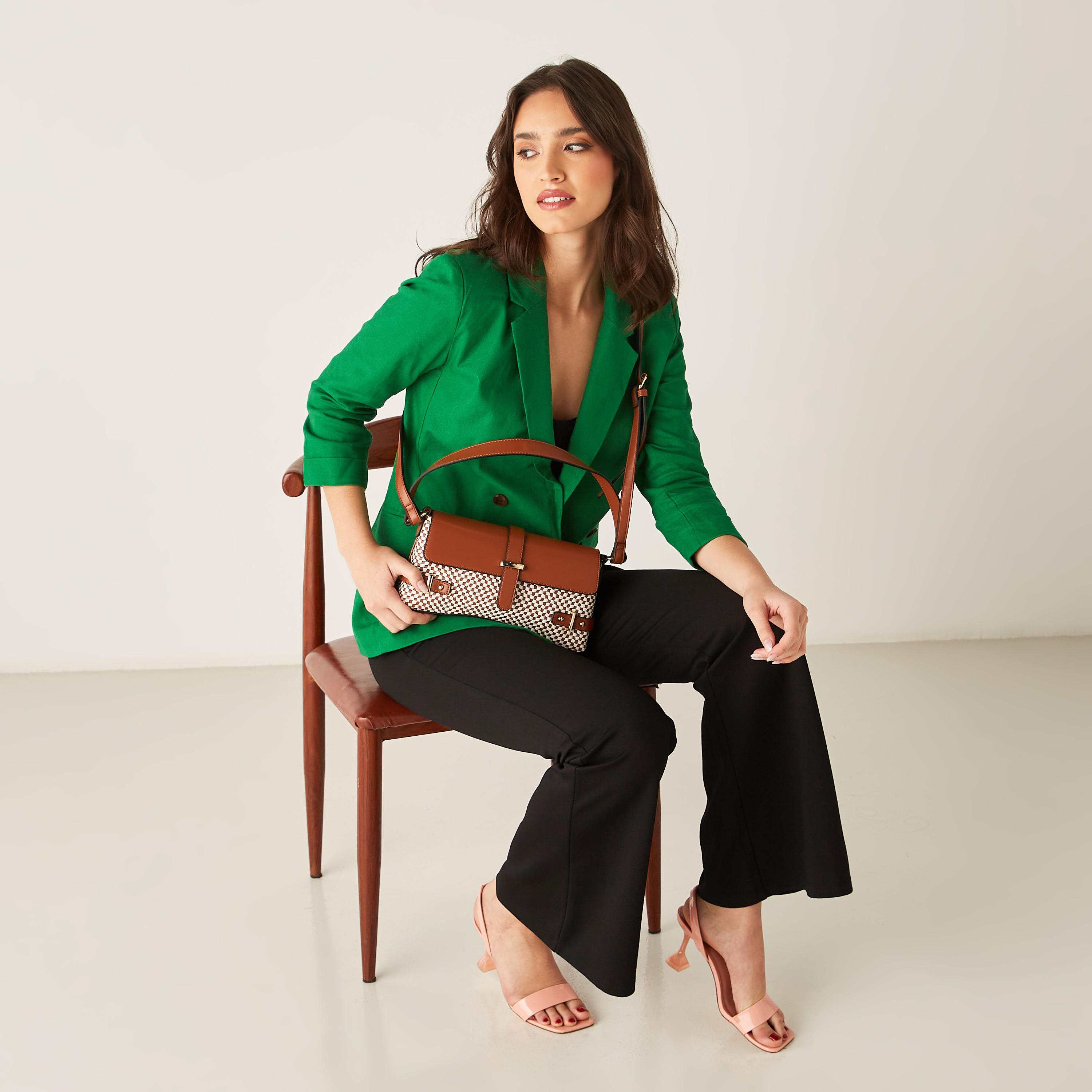 شنطة كتف منسوجة بحزام قابل للفصل من سيليست-women-bagsandwallets-handbags-image-5