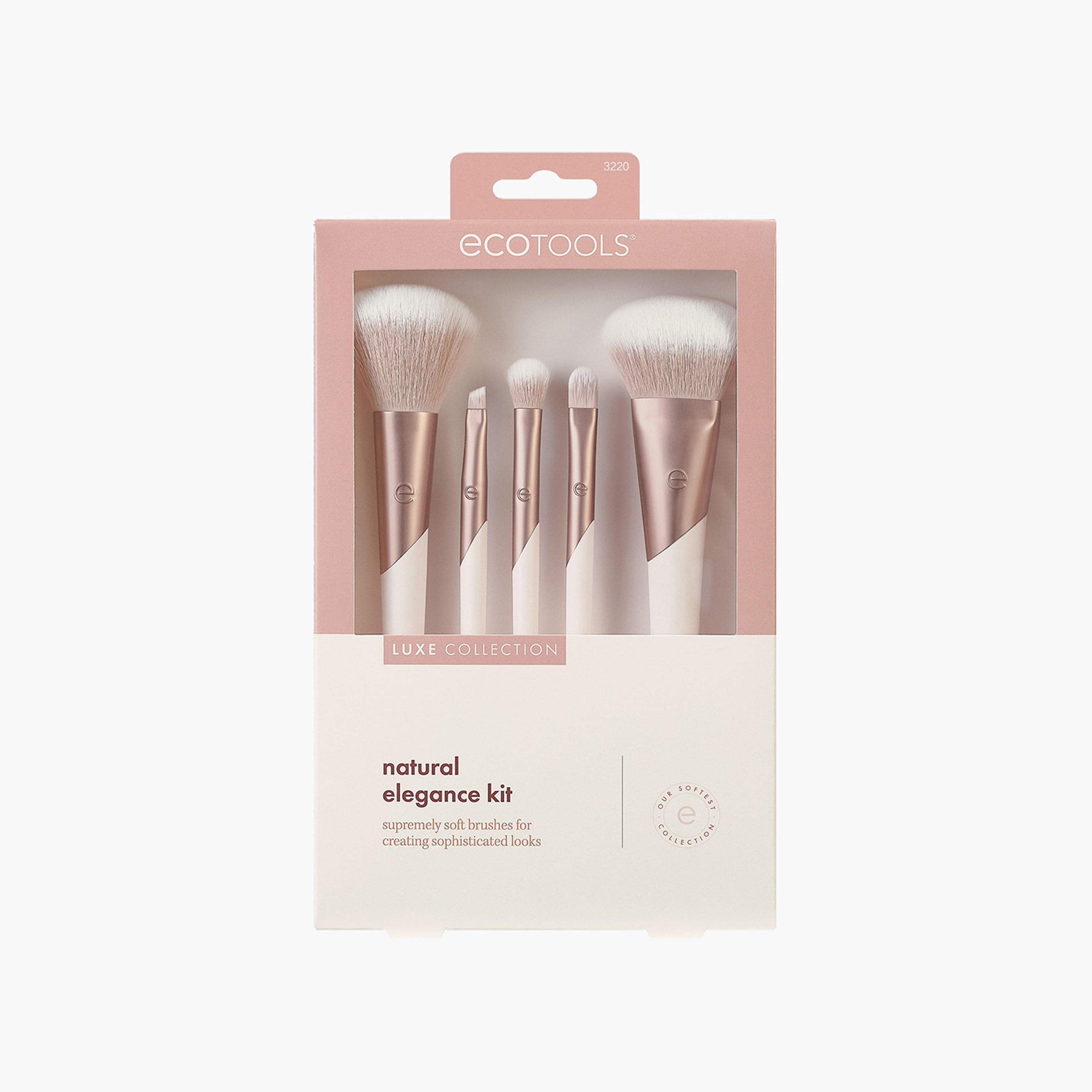 مجموعة فرش مكياج لوكس ناتشورال إليجانس من إيكوتولز-beautyandpersonalcare-makeup-brushesandaccessories-brushes-image-1