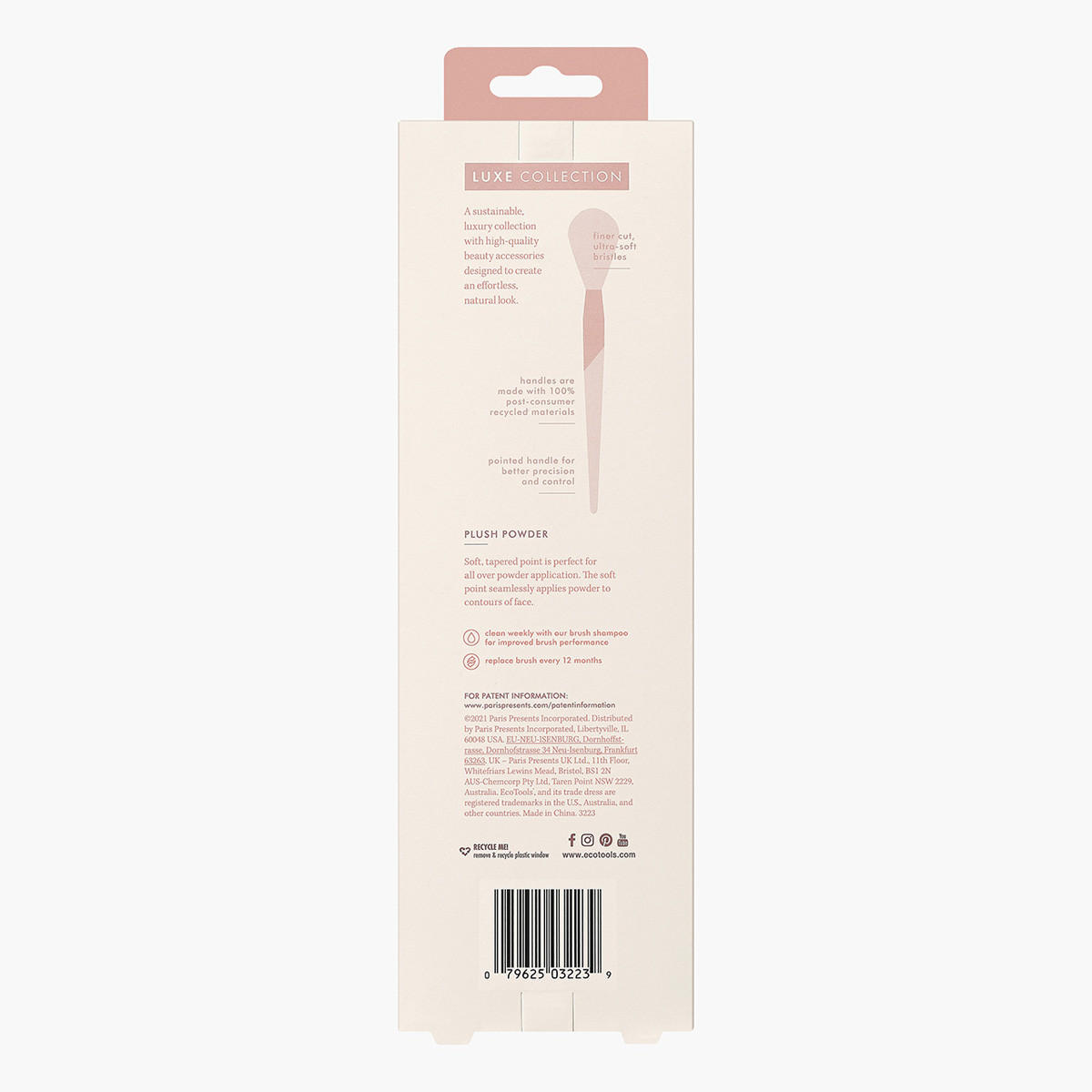 فرشاة بودرة لوكس بلش من إيكوتولز-beautyandpersonalcare-makeup-brushesandaccessories-brushes-image-3