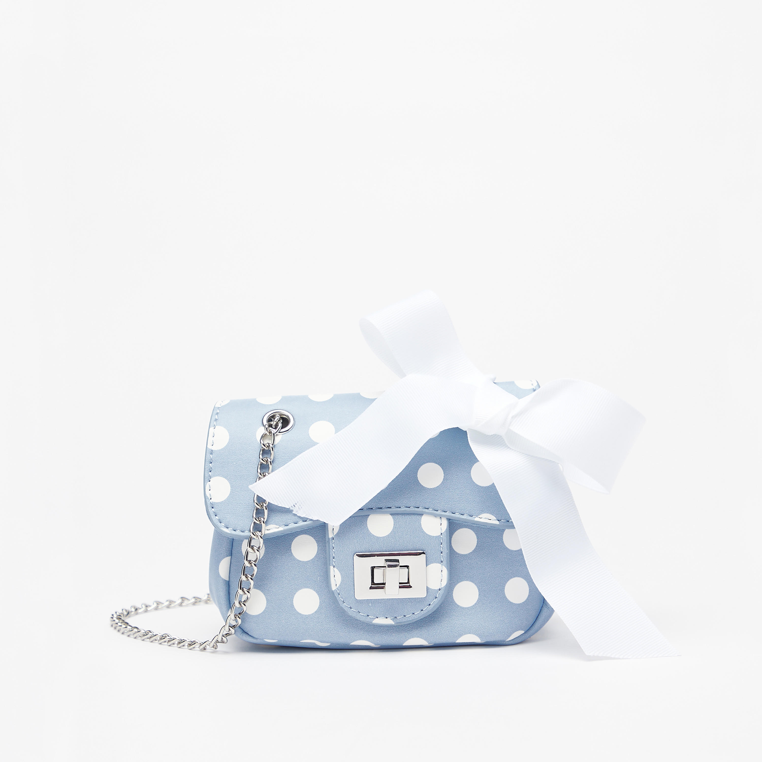 Little Missy Polka Dot Print Crossbody Bag with Bow Detail-girls-accessories-bags-image-6