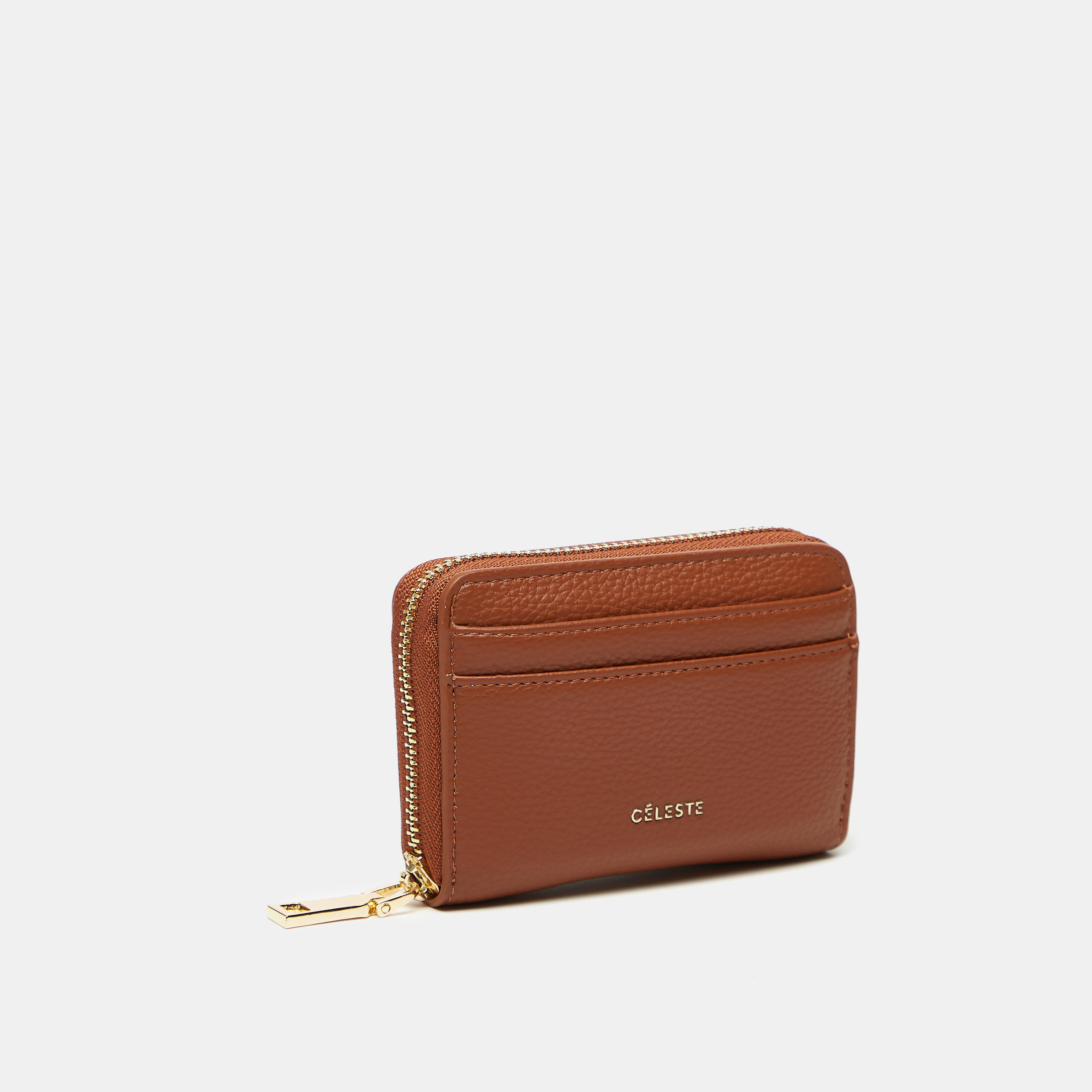 Celeste Textured Wallet with Zip Closure-women-bagsandwallets-wallets-image-2