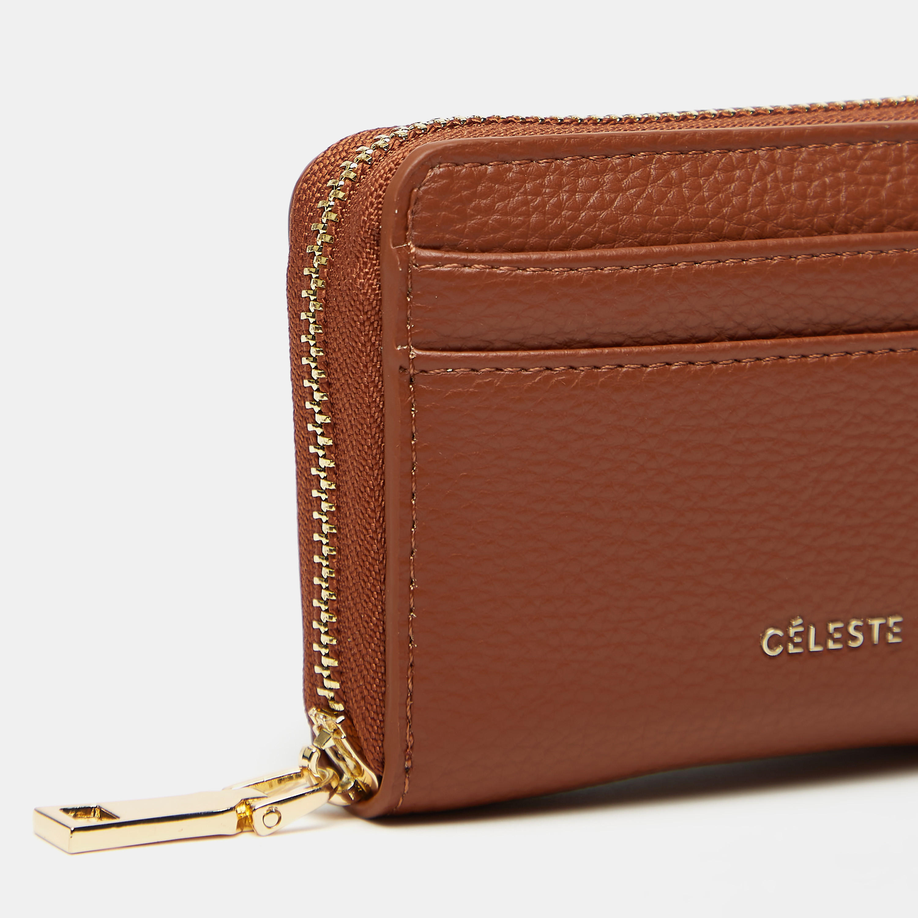 Celeste Textured Wallet with Zip Closure-women-bagsandwallets-wallets-image-3