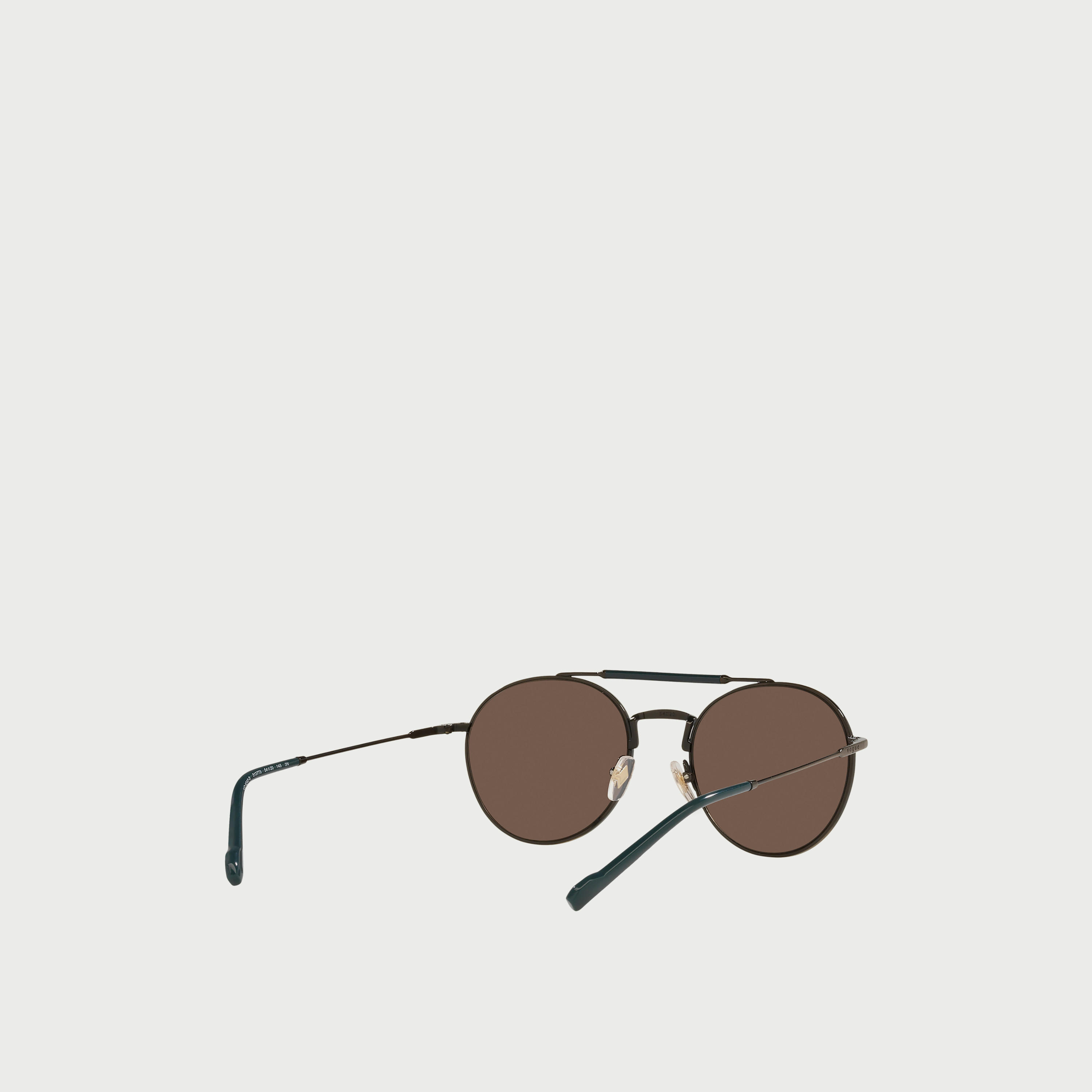 Vogue Men Dark Brown Lens Oval Sunglasses-men-sunglasses-image-5