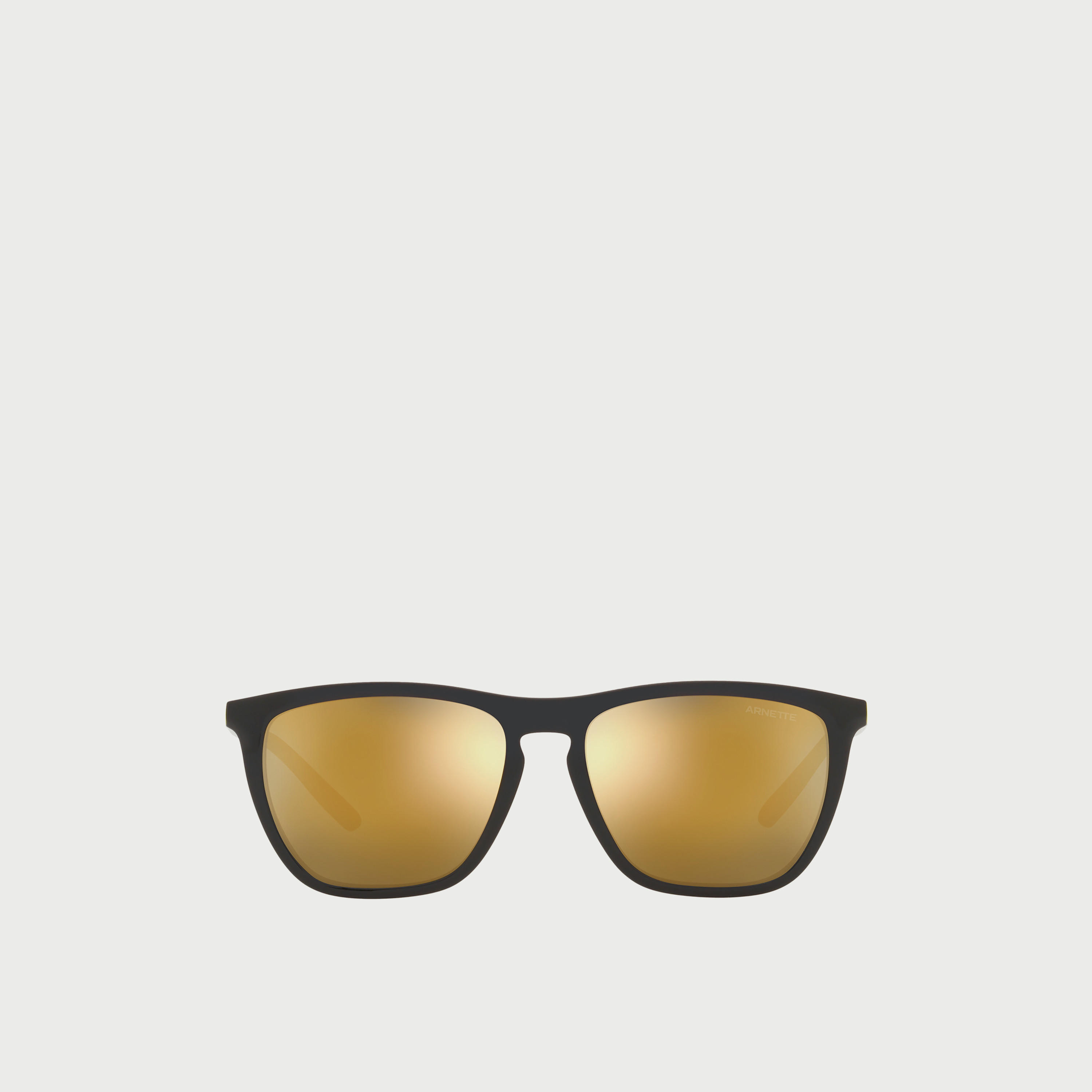 نظارات شمسية من ارنيت للرجال مربعة بعدسات عاكسة بلون ذهبي-men-sunglasses-image-1