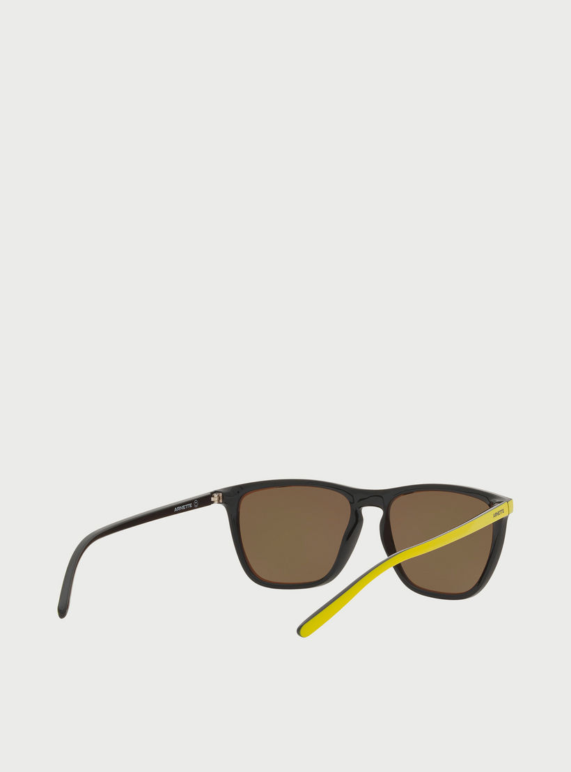 نظارات شمسية من ارنيت للرجال مربعة بعدسات عاكسة بلون ذهبي-men-sunglasses-image-5