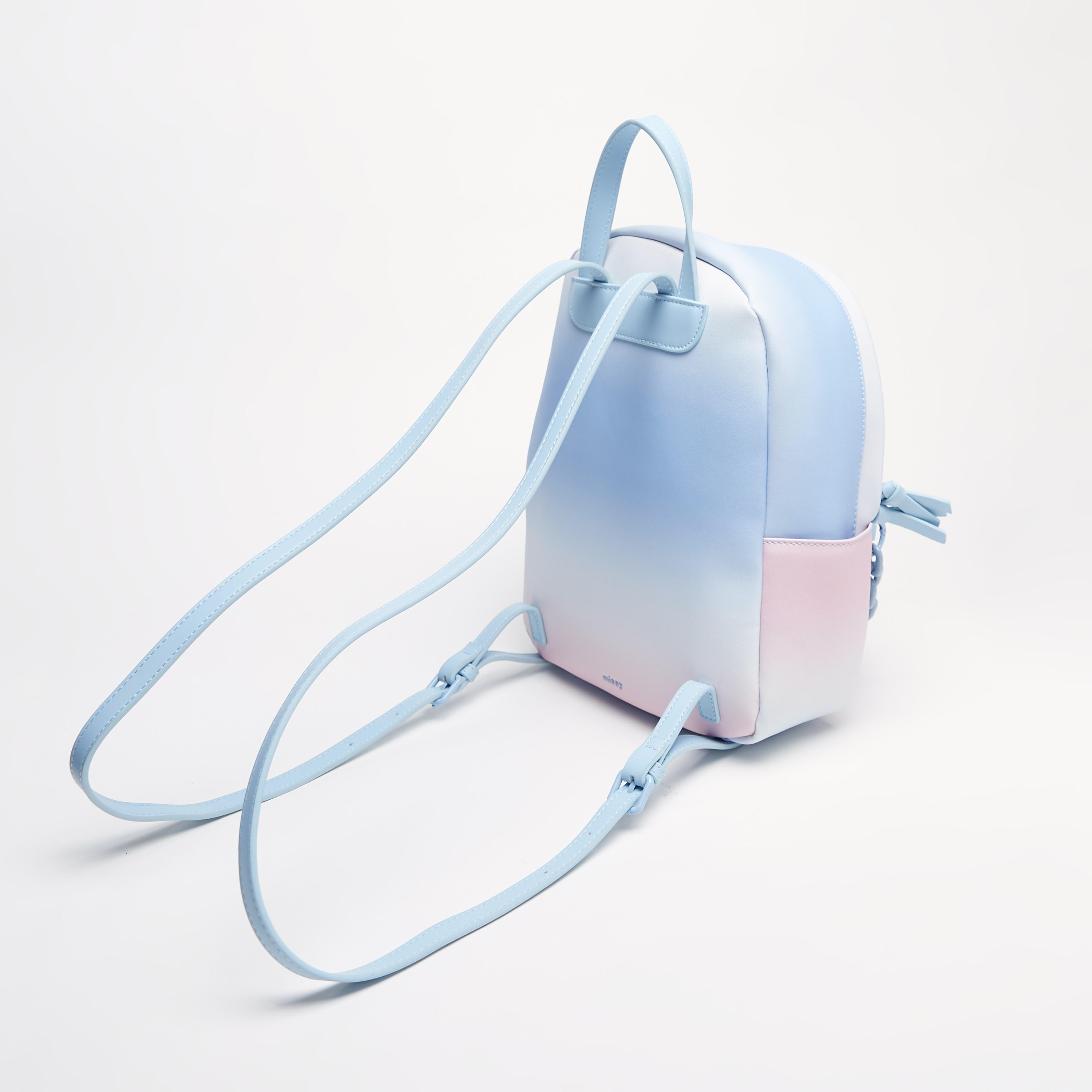 Missy Ombre Print Backpack with Enamel Chain Detail and Zip Closure-women-bagsandwallets-backpacks-image-3