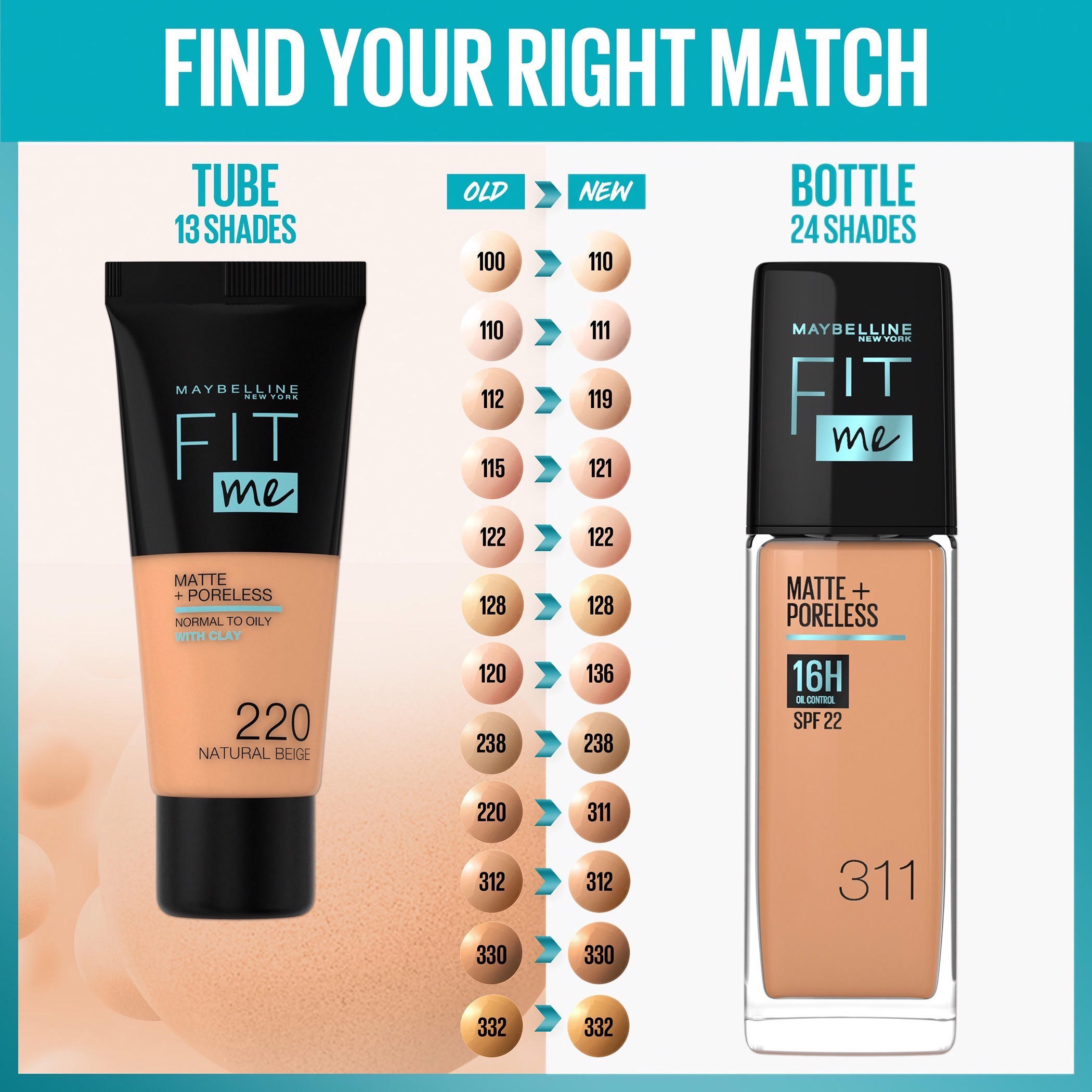 Maybelline New York Fit Me Matte Poreless Foundation with SPF 22-beautyandpersonalcare-makeup-face-foundations-image-7
