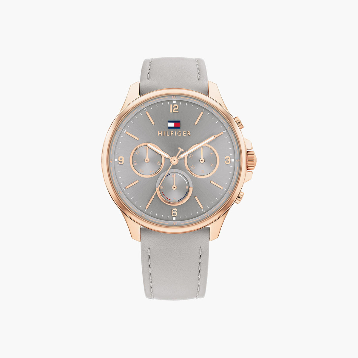ساعة تومي هيلفيغر من انالوج للنساء بمينا رمادي - 1782449-women-watchesandjewellery-watches-image-1