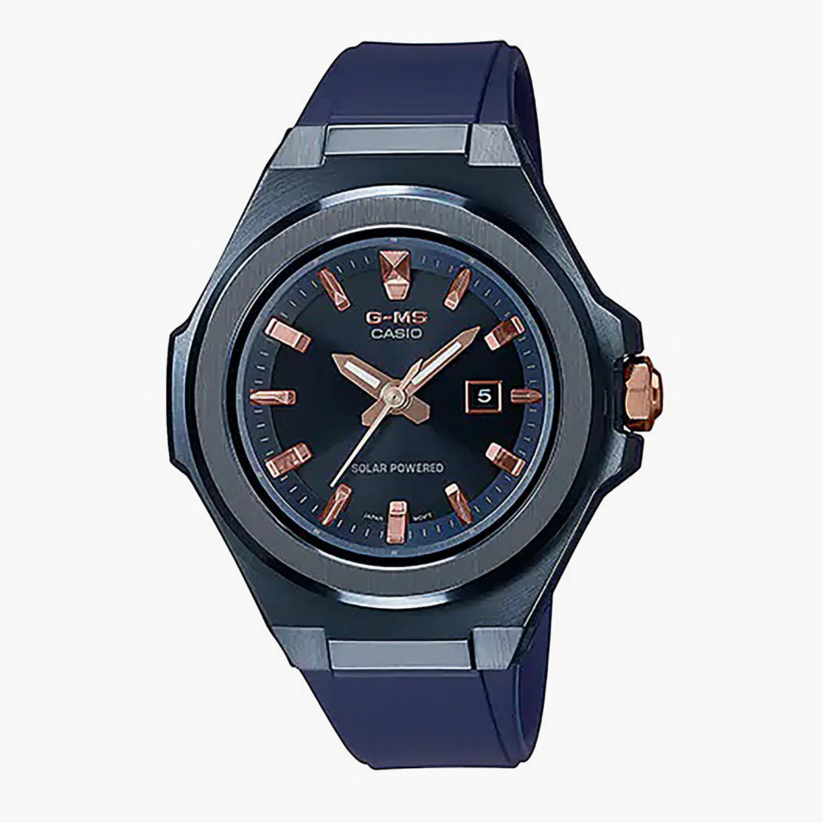 ساعة انالوج من كاسيو للنساء بسوار سيليكون مع لون داكن - MSG-S500G-2A2DR-women-watchesandjewellery-watches-image-1