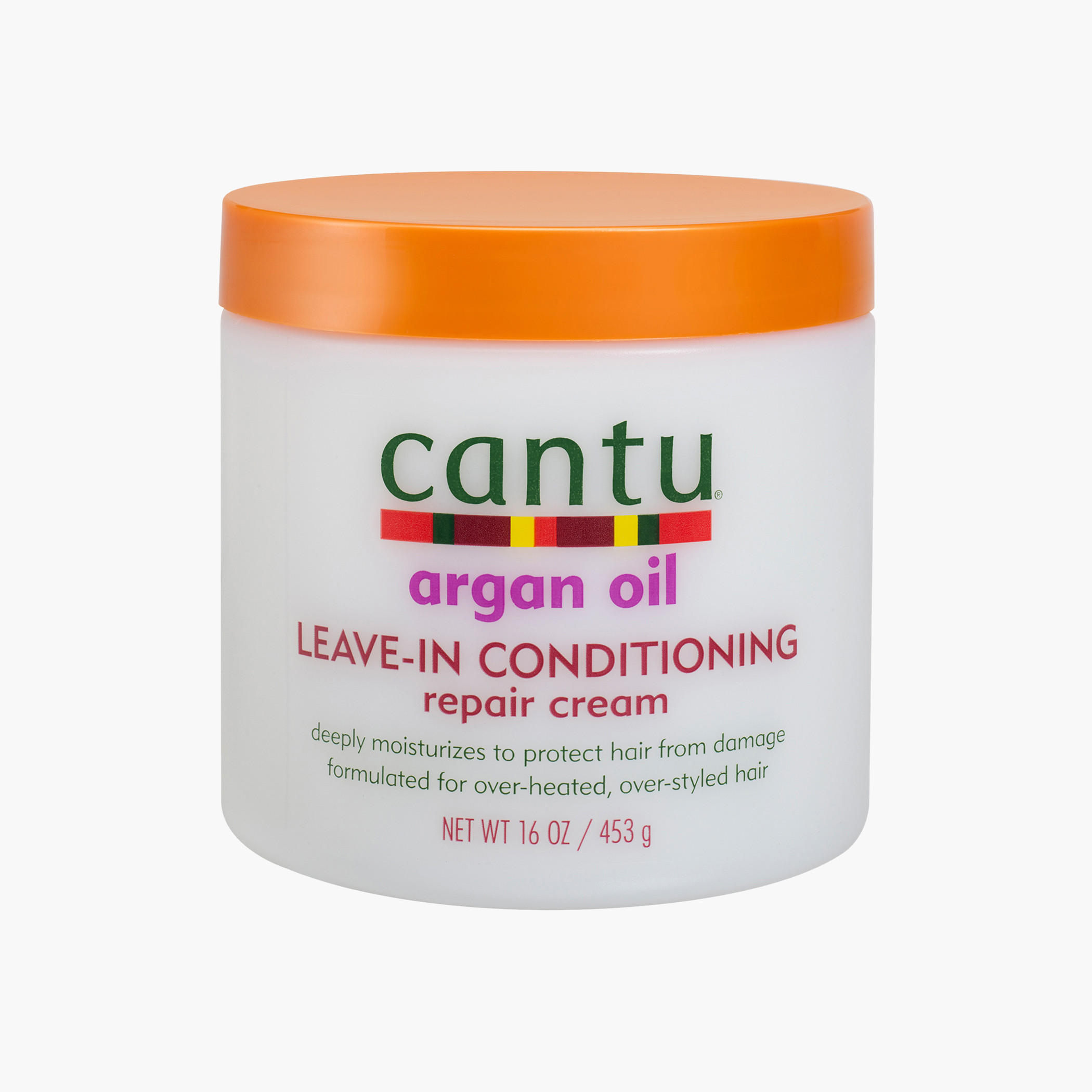 Cantu Argan Oil Leave-In Conditioning Repair Cream - 453 g-beautyandpersonalcare-hair-haircare-hairmasksandcreams-image-1