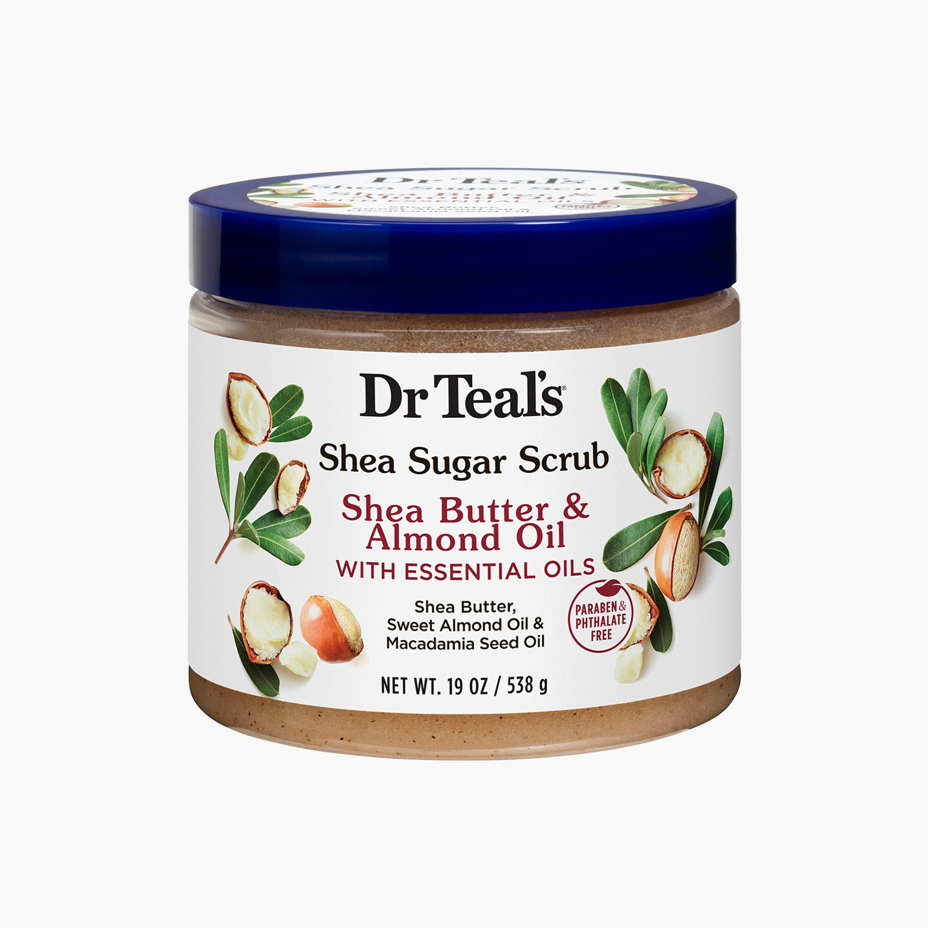 Dr Teal's Shea Sugar Body Scrub - 538 gms-beautyandpersonalcare-bathandbody-bathandshower-scrubs-image-1