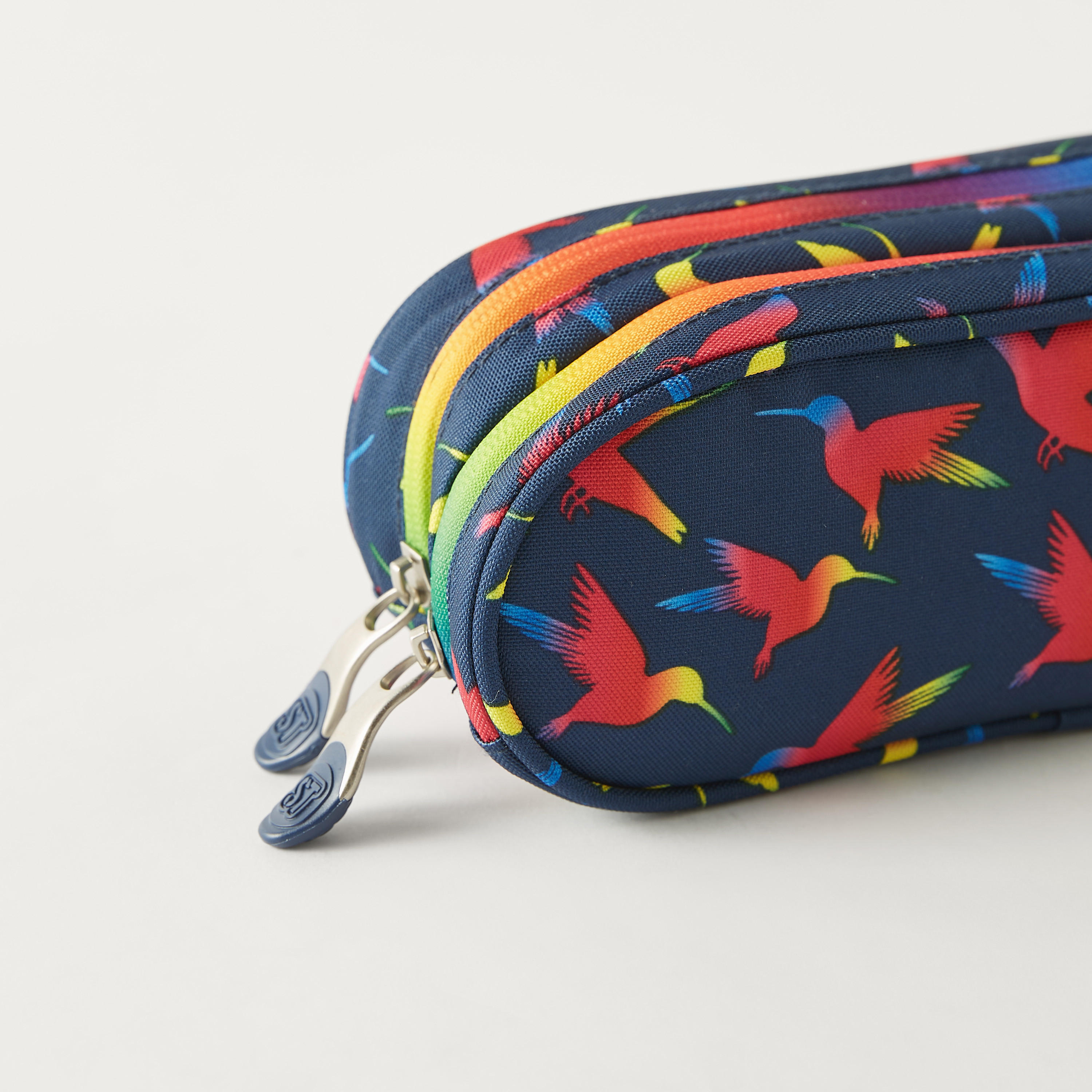 St.Right Bird Print Pencil Case with Zip Closure-school-stationery-pencilcases-image-3