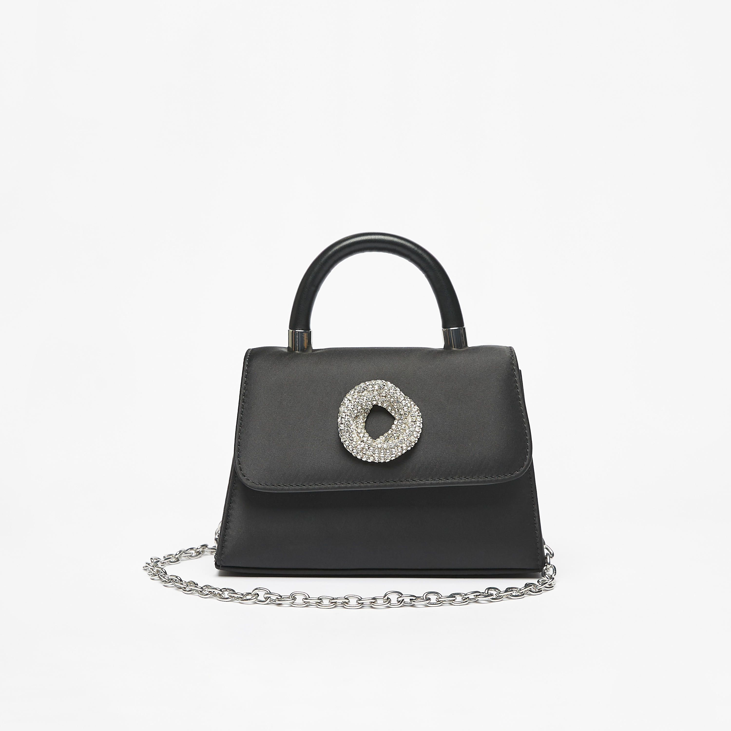 شنطة ساتشيل مزينة بحزام سلسلة قابل للفصل من سيليست-women-bagsandwallets-handbags-image-1