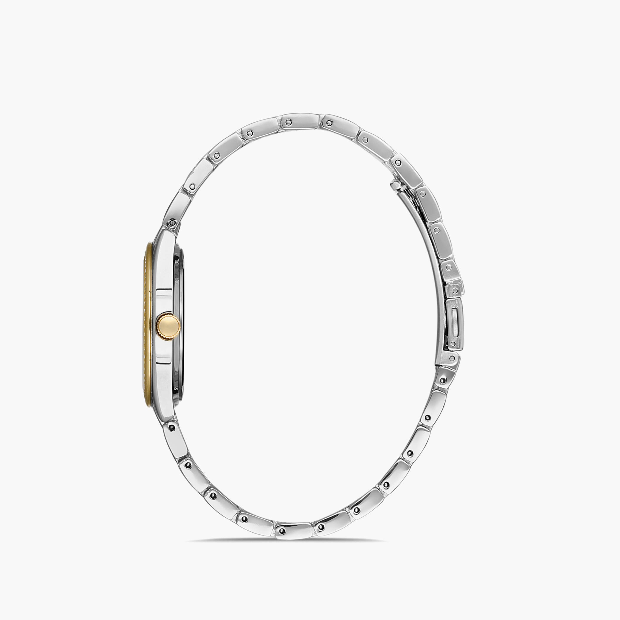 Omax Women White Dial Analog Watch with Silver & Gold Strap - 00JSS006N008-women-watchesandjewellery-watches-image-2