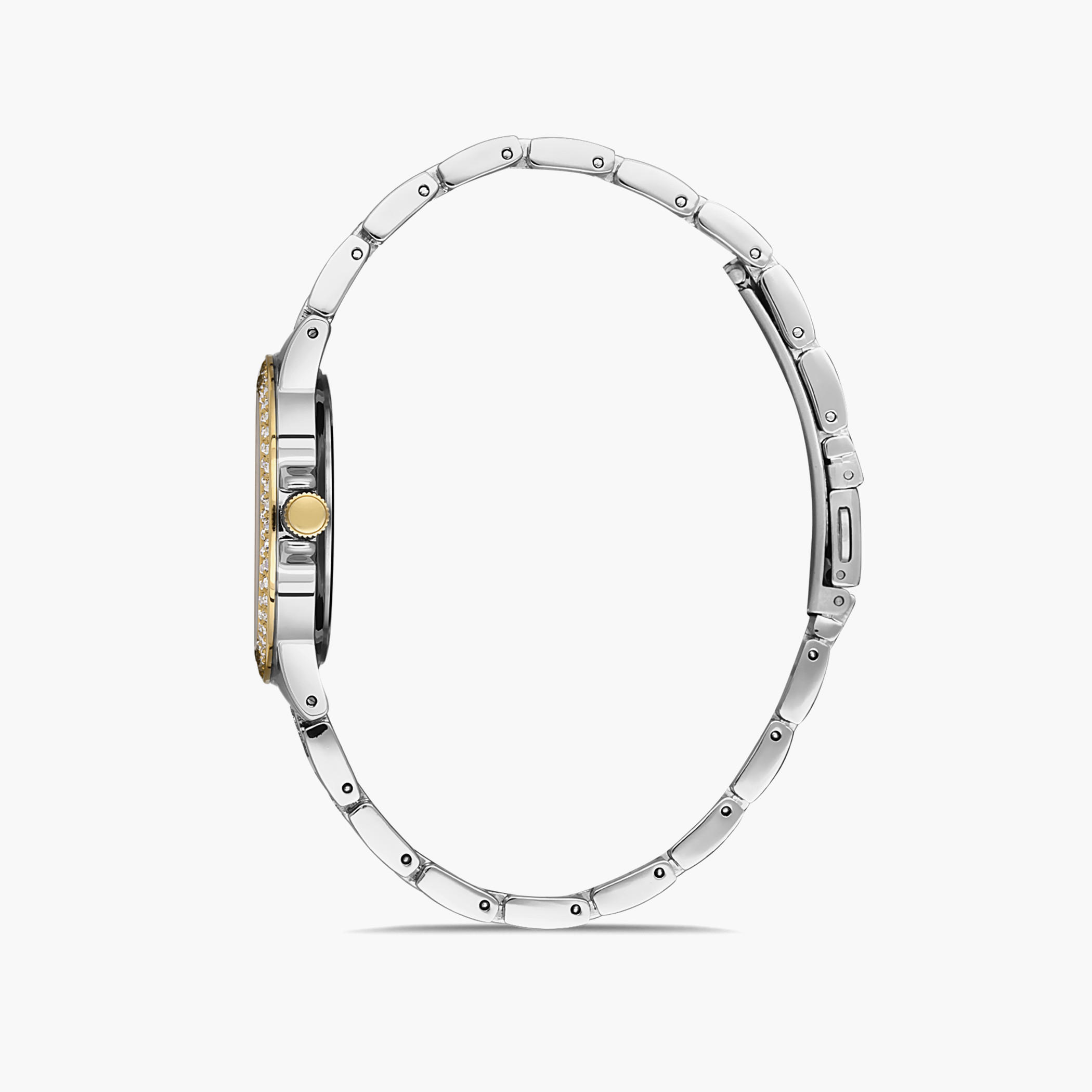  00JSS008N001 - ساعة انالوج من اوماكس للنساء بمينا ذهبي مع سوار فضي وذهبي -women-watchesandjewellery-watches-image-2