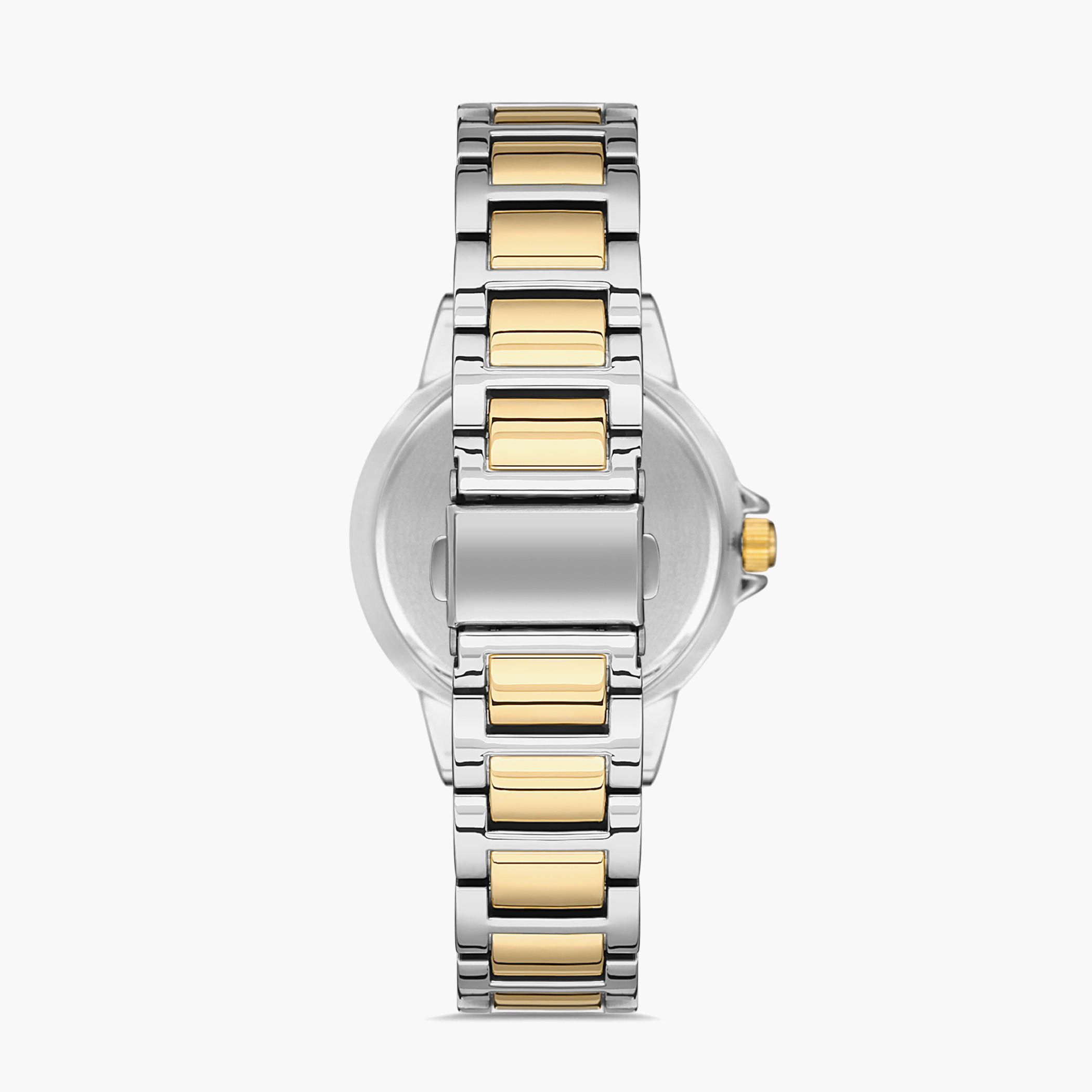 Omax Women Gold Dial Analog Watch with Silver & Gold Strap - 00JSS008N001-women-watchesandjewellery-watches-image-3
