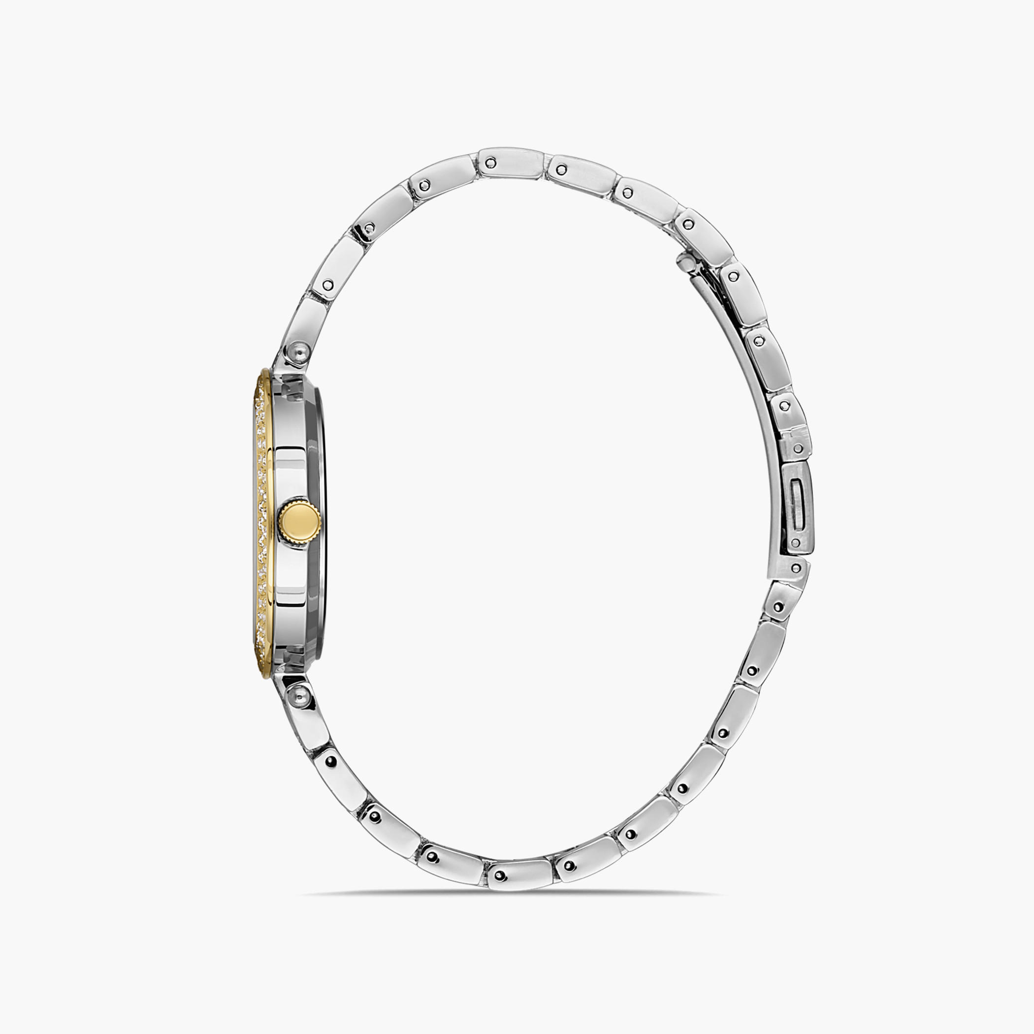 00JSS010N001 - ساعة انالوج من اوماكس للنساء بمينا ذهبي مع سوار فضي وذهبي -women-watchesandjewellery-watches-image-2