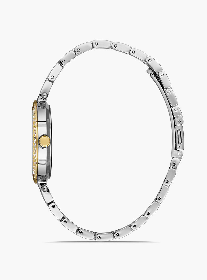 00JSS010N001 - ساعة انالوج من اوماكس للنساء بمينا ذهبي مع سوار فضي وذهبي -women-watchesandjewellery-watches-image-2