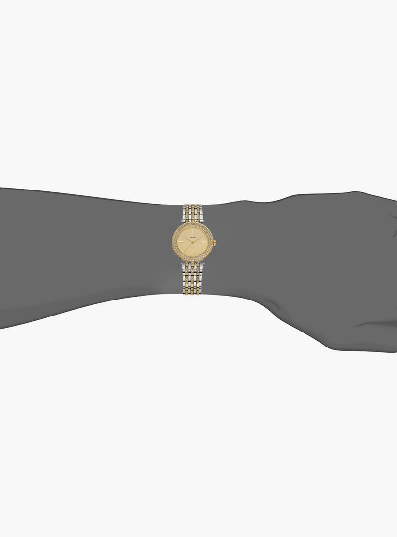 00JSS010N001 - ساعة انالوج من اوماكس للنساء بمينا ذهبي مع سوار فضي وذهبي -women-watchesandjewellery-watches-image-4