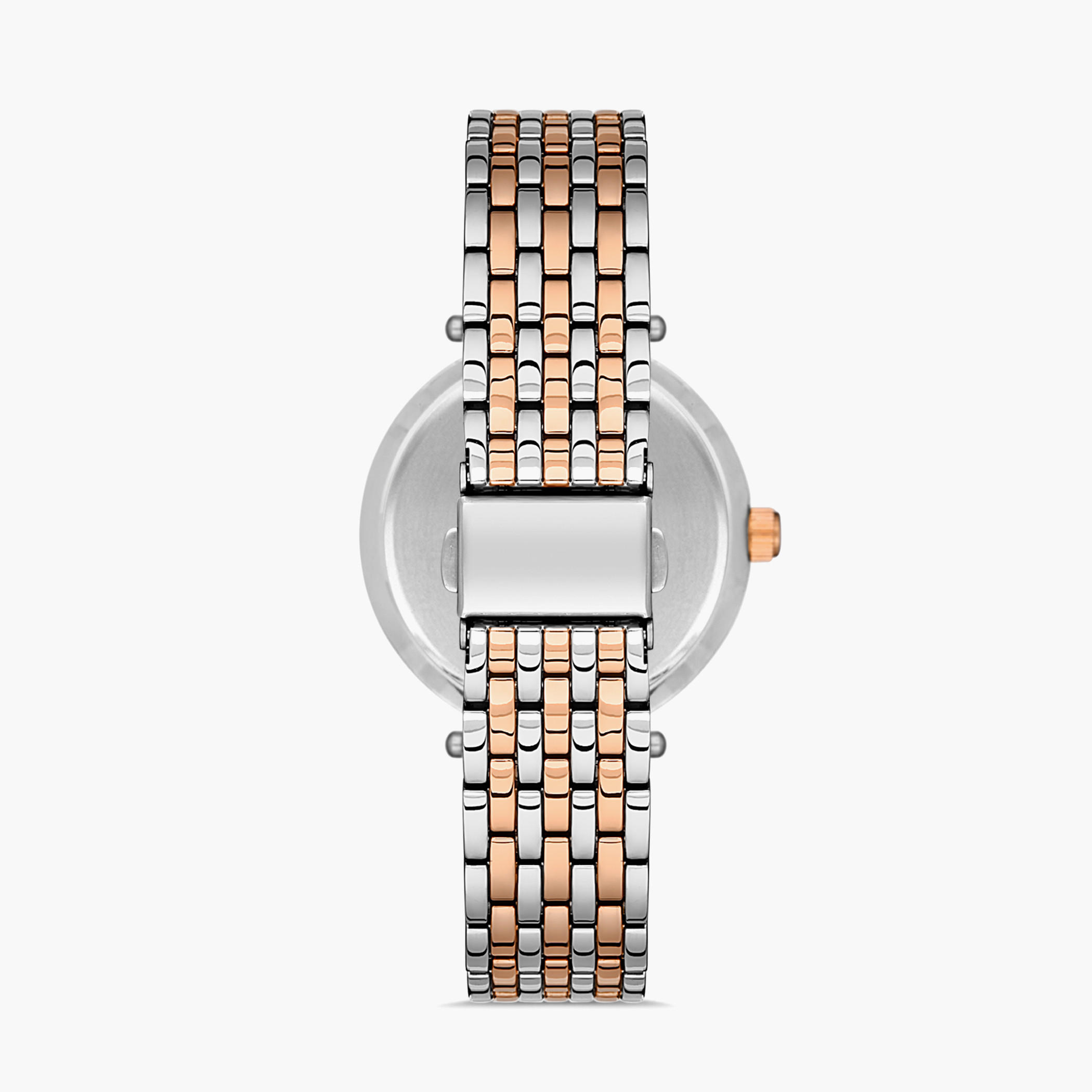 Omax Women Rose Gold Dial Analog Watch with Silver & Rose Gold Strap - 00JSS010N00F-women-watchesandjewellery-watches-image-3