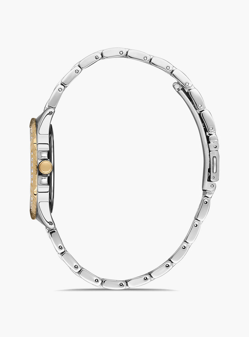 00JSS012N001 - ساعة انالوج من اوماكس للنساء بمينا ذهبي مع سوار فضي وذهبي -women-watchesandjewellery-watches-image-2