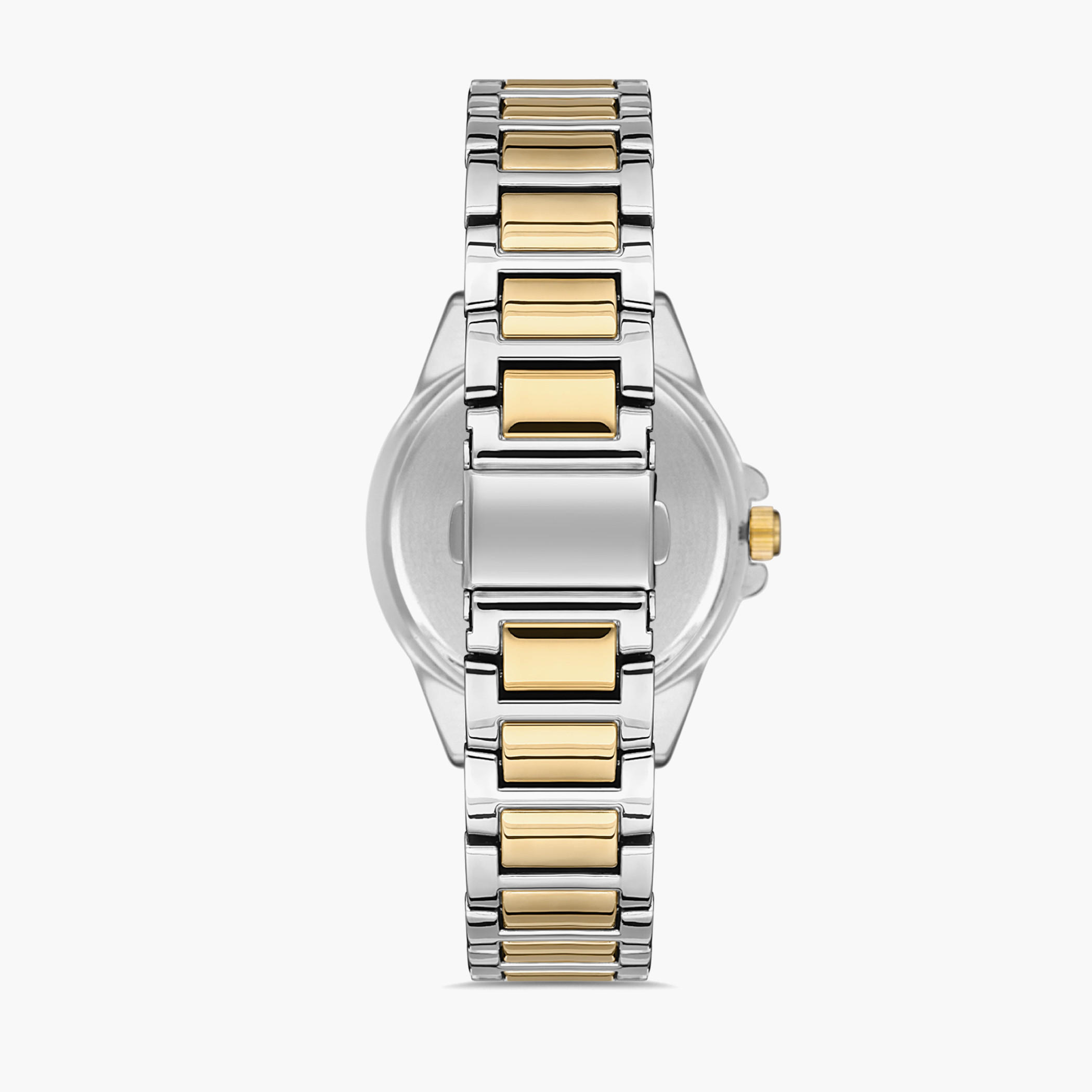 00JSS012N002 - ساعة انالوج من اوماكس للنساء بمينا اسود مع سوار فضي وذهبي -women-watchesandjewellery-watches-image-3