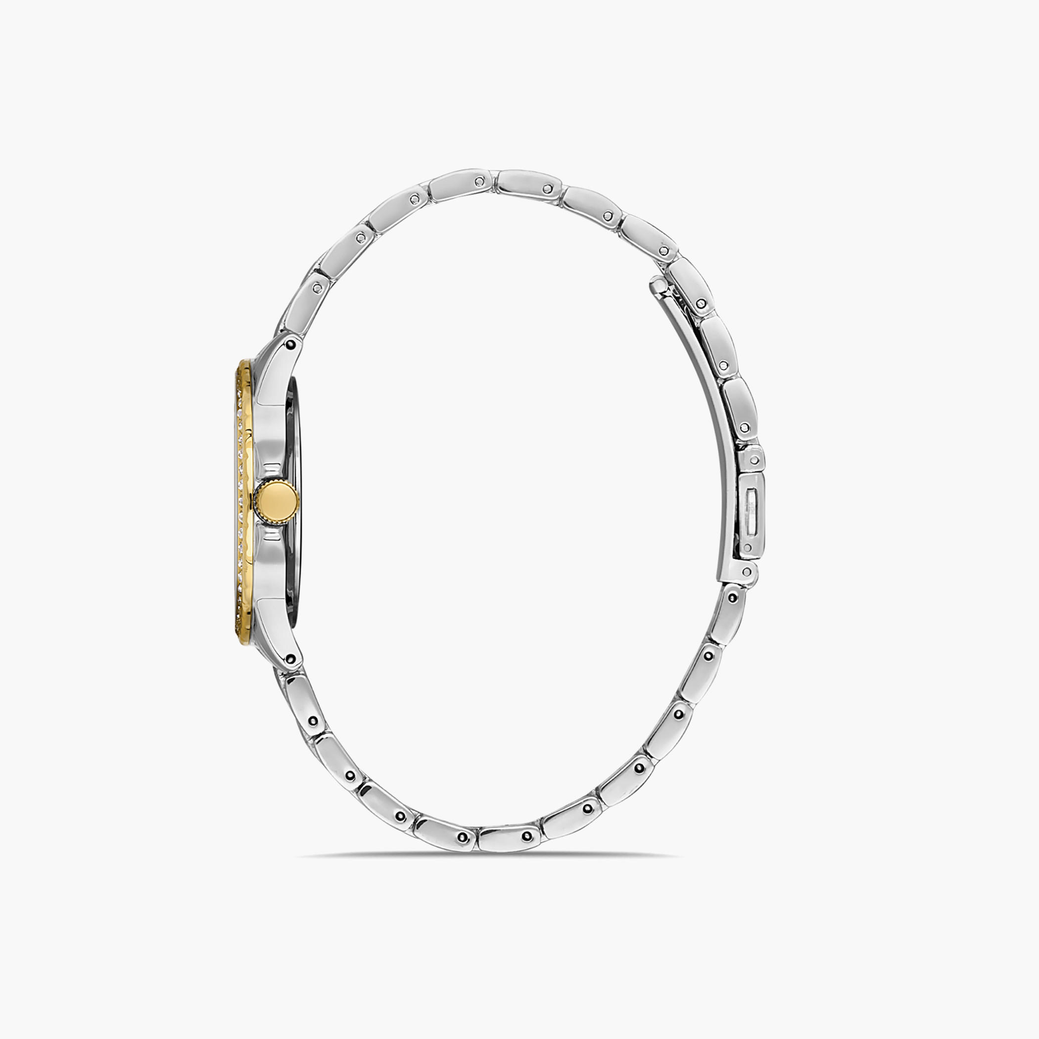  00JSS014N001 - ساعة انالوج من اوماكس للنساء بمينا ذهبي مع سوار فضي وذهبي -women-watchesandjewellery-watches-image-2