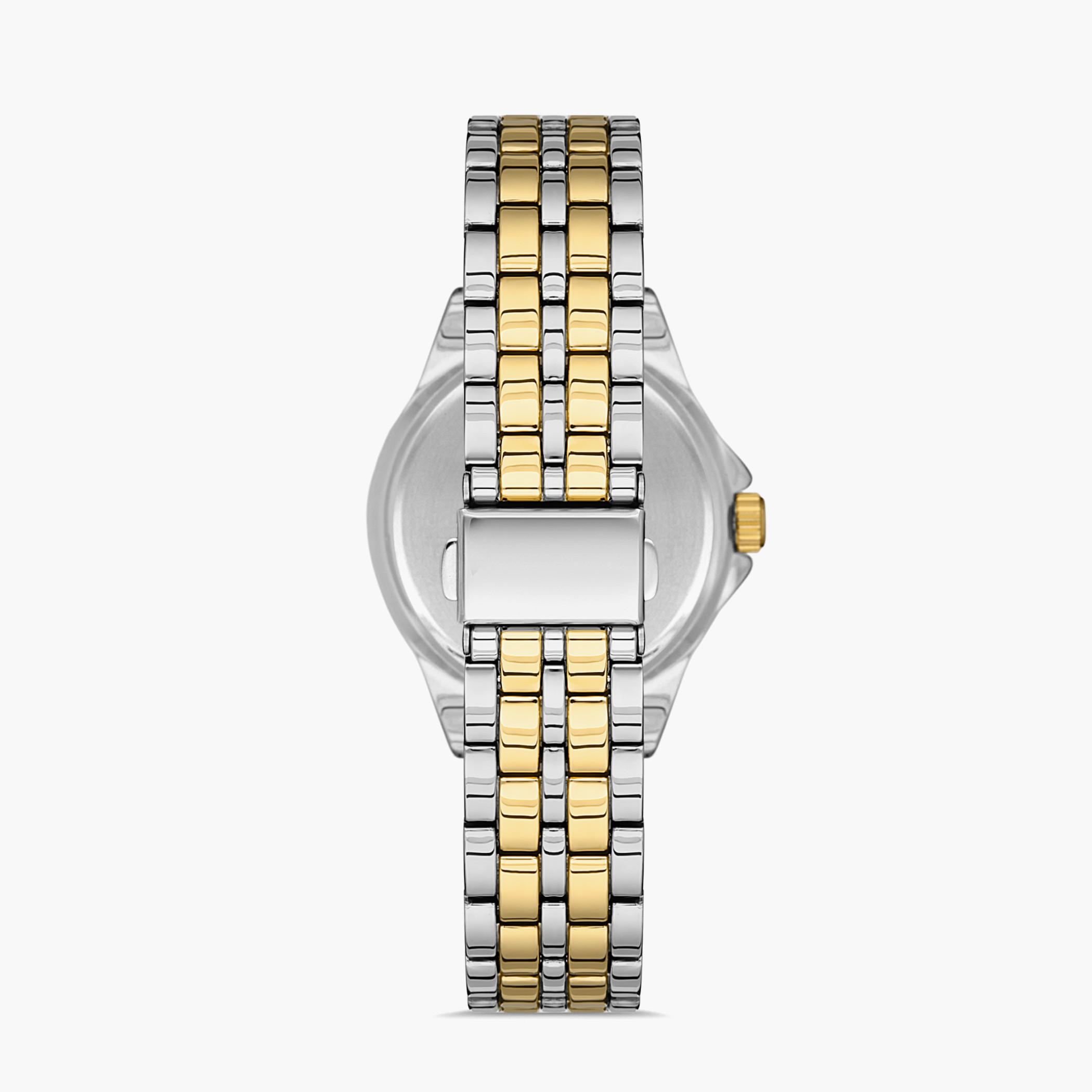 Omax Women White Dial Analog Watch with Silver & Gold Strap - 00JSS014N008-women-watchesandjewellery-watches-image-3