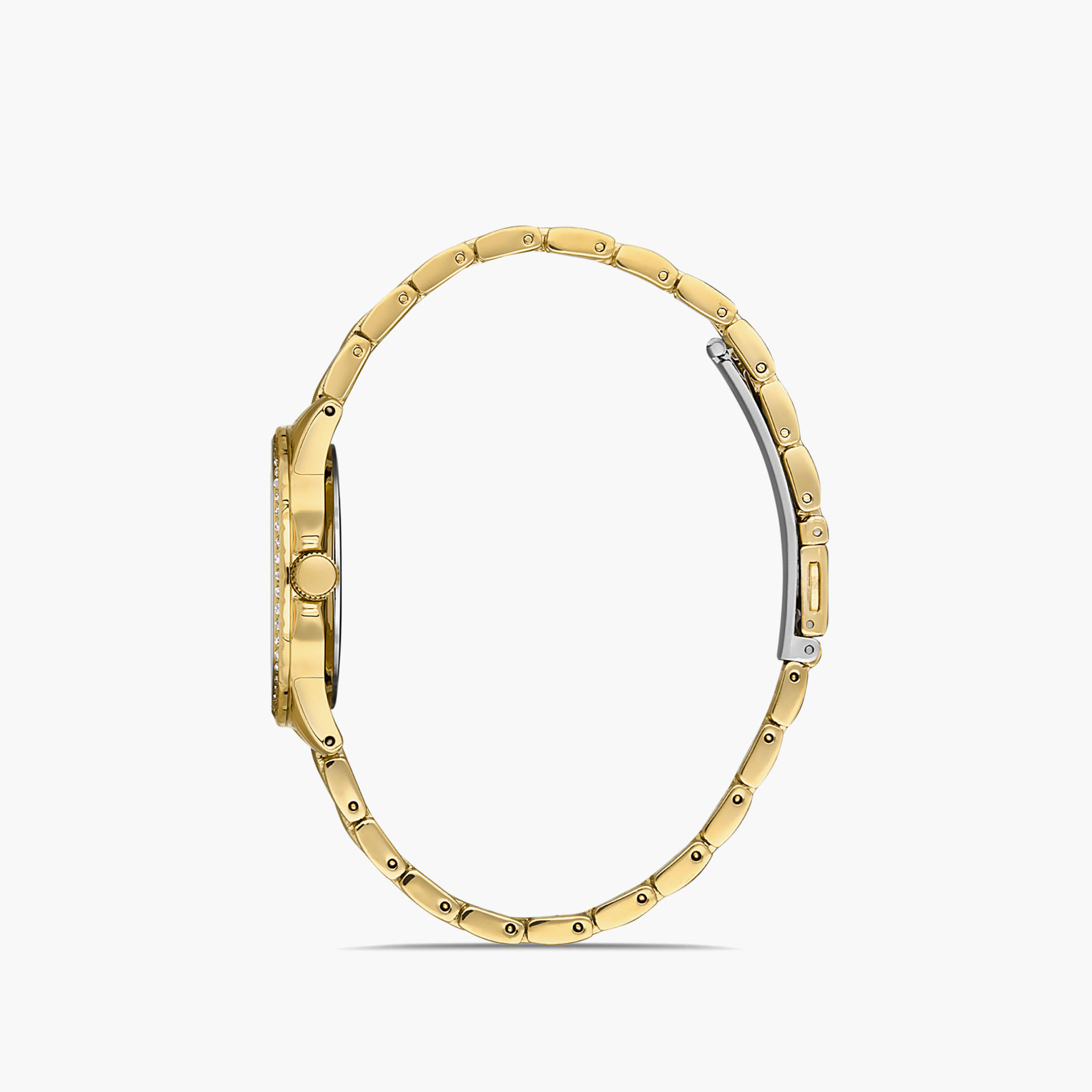 Omax Women Black Dial Analog Watch with Gold Strap - 00JSS014Q002 | 32 MM-women-watchesandjewellery-watches-image-2