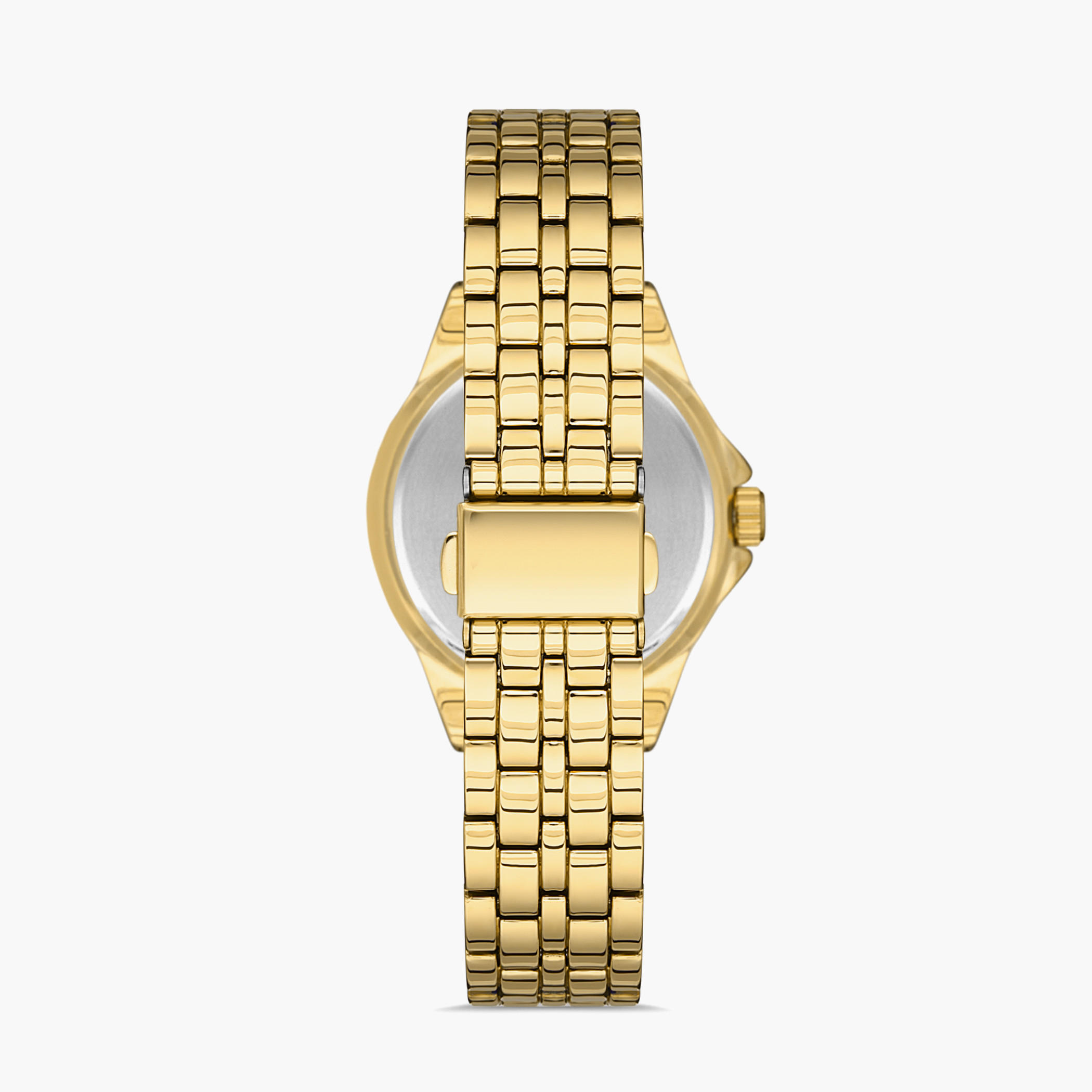 Omax Women Black Dial Analog Watch with Gold Strap - 00JSS014Q002 | 32 MM-women-watchesandjewellery-watches-image-3